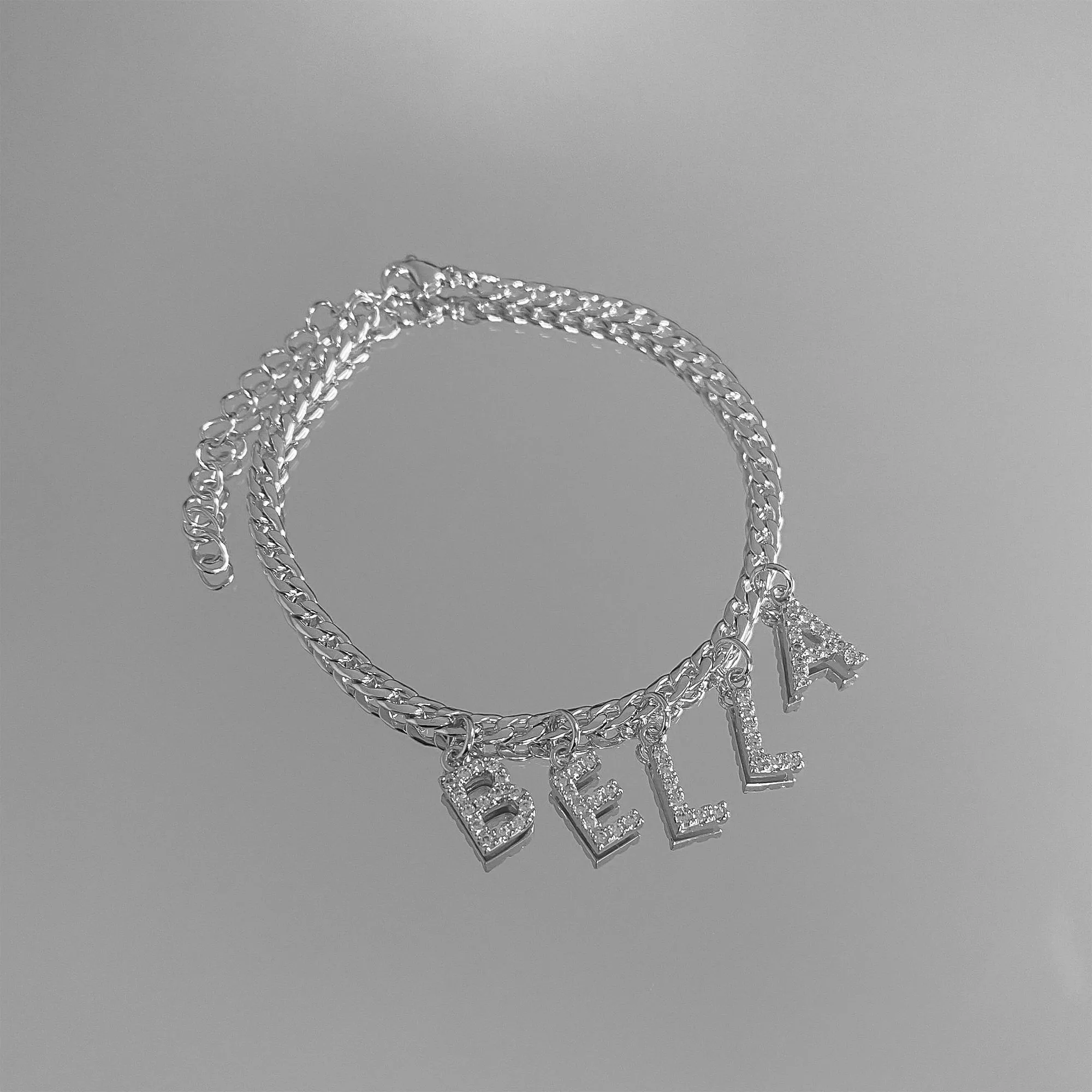 Custom ICY Letter Anklet | 1-7 Letters