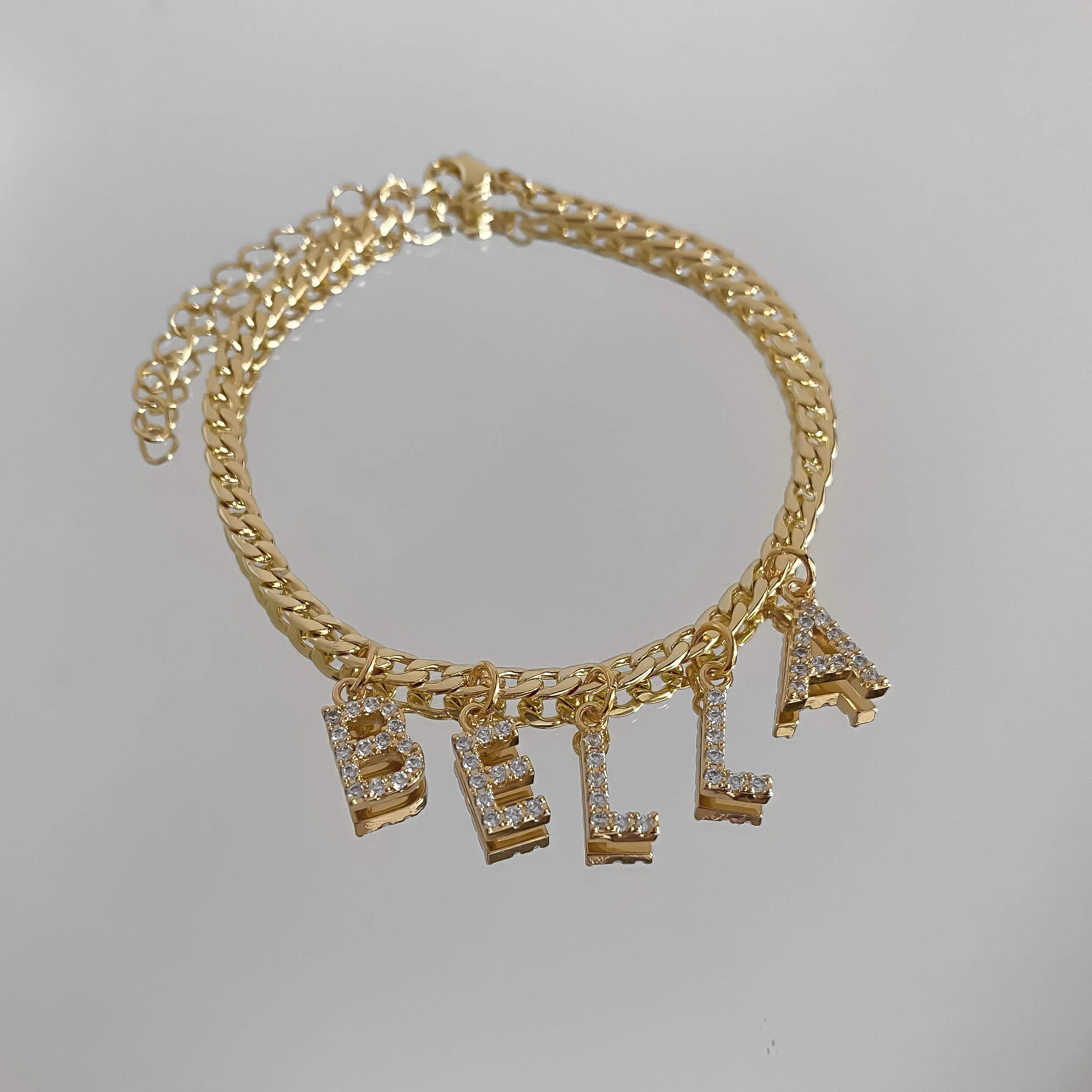 Custom ICY Letter Anklet | 1-7 Letters