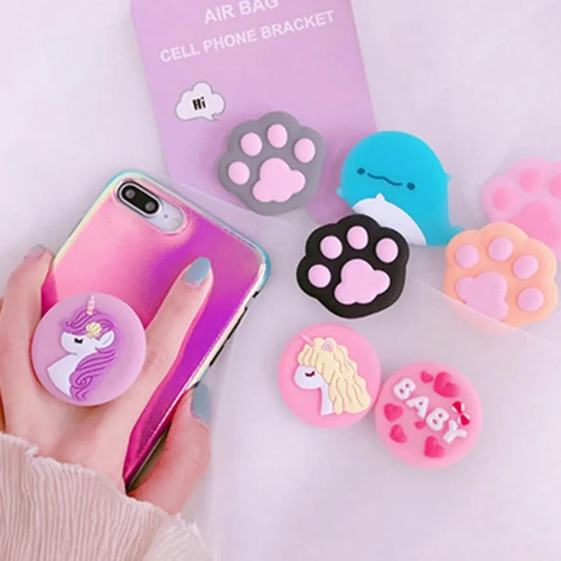 Cute Cartoon Toy Phone Holder Universal