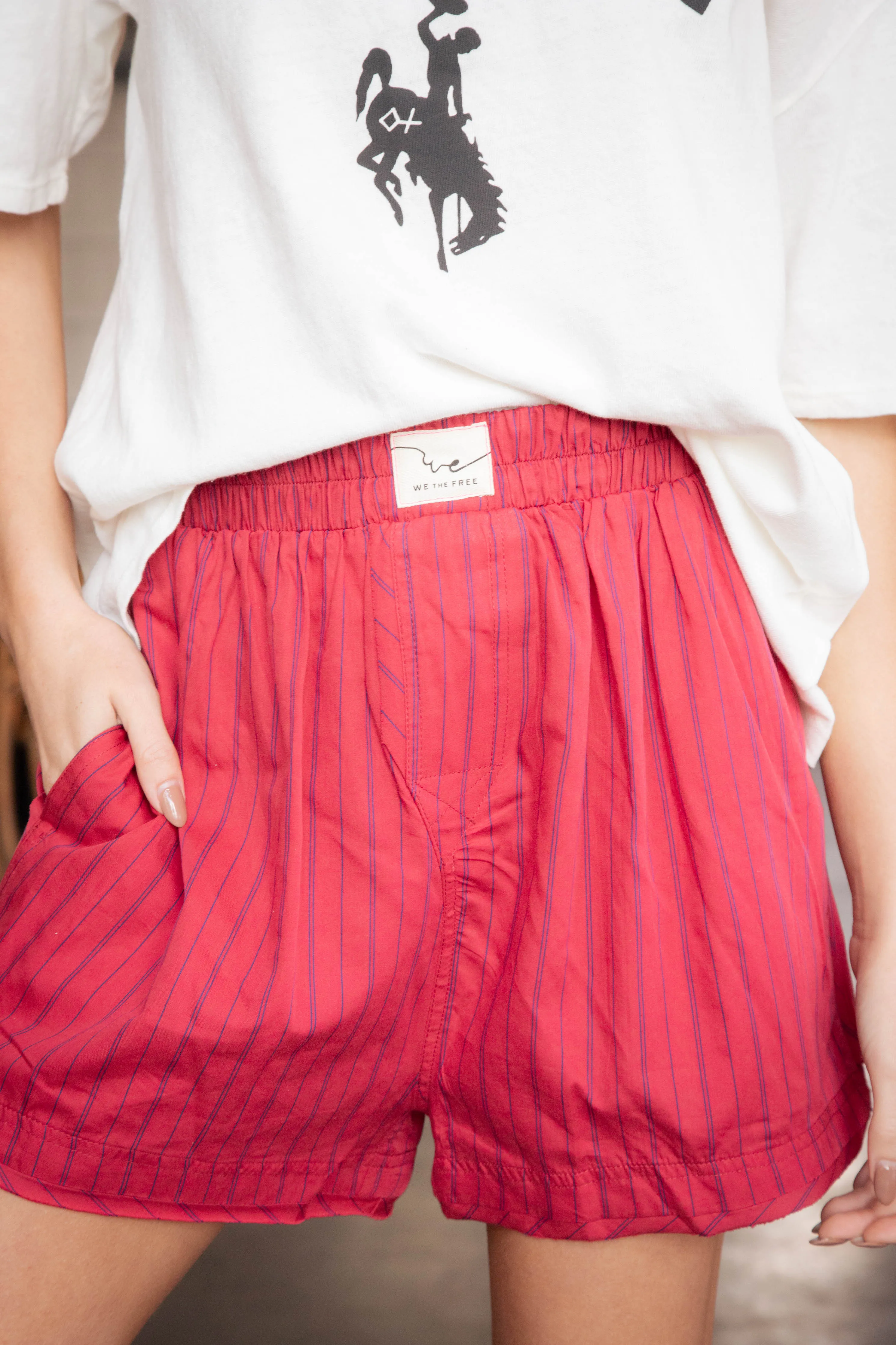 Day to Day Boxer, Red Combo | Free People