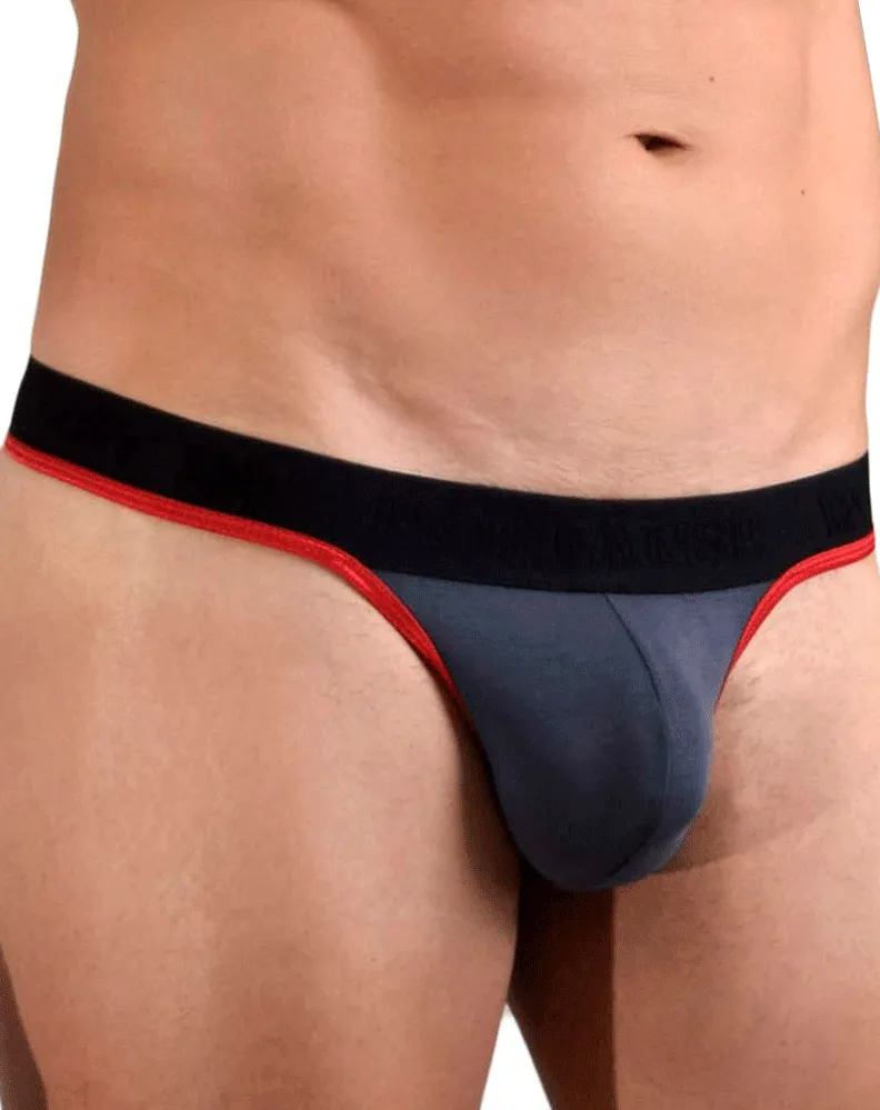 Doreanse 1012-chr Sexy Borderline Thongs Charcoal