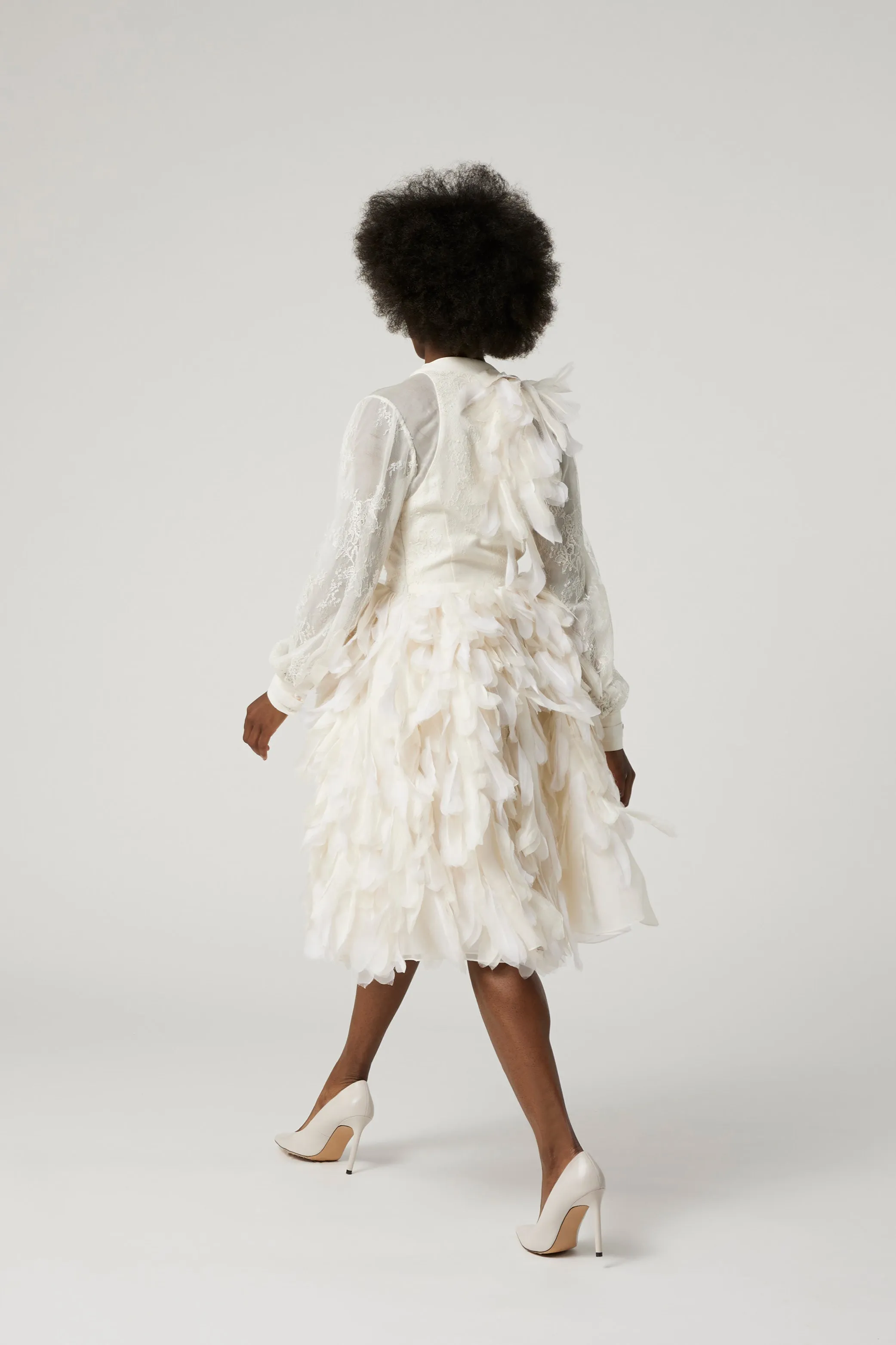 DROUOT short feather dress