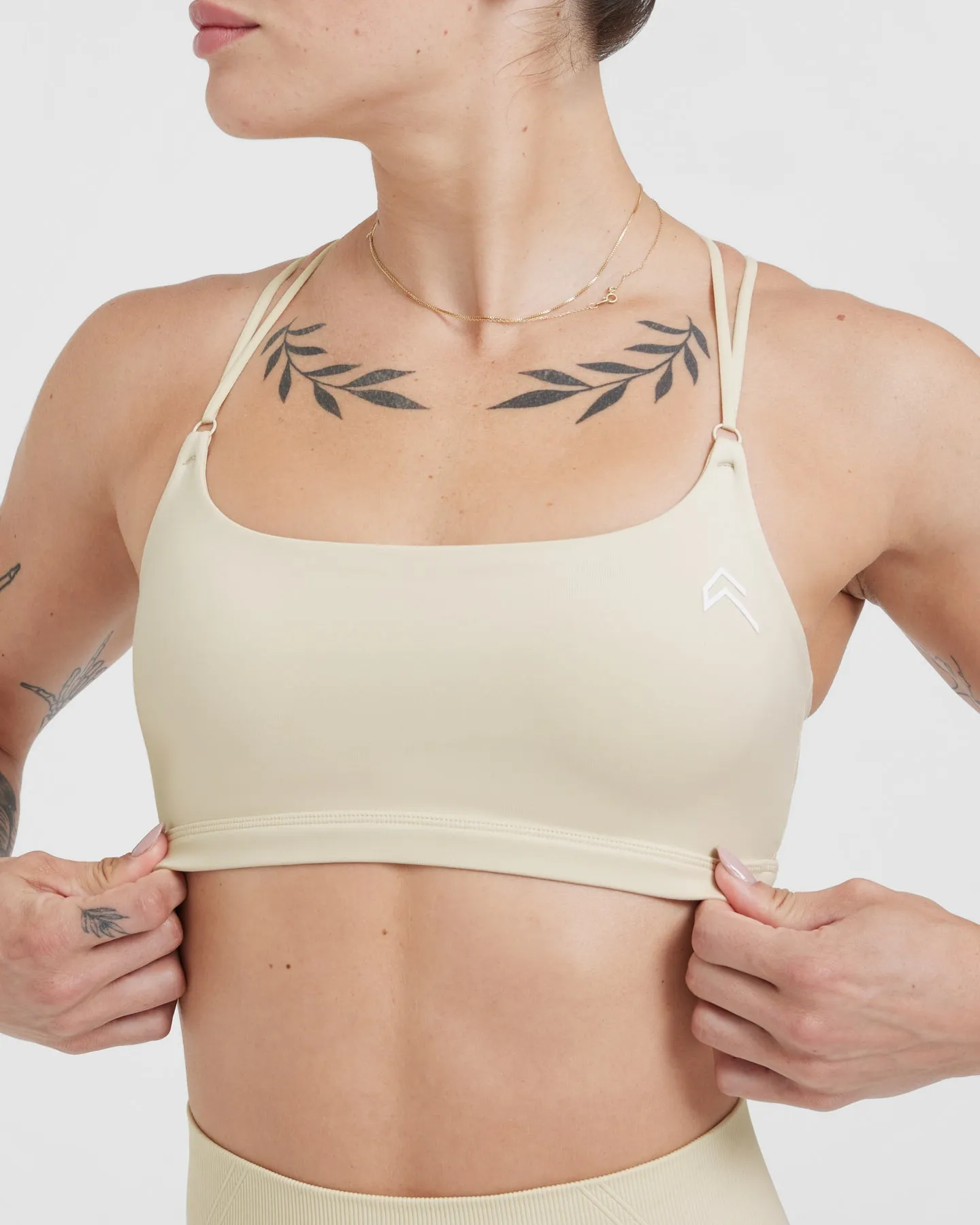 Everyday Cross Over Bralette | Vanilla