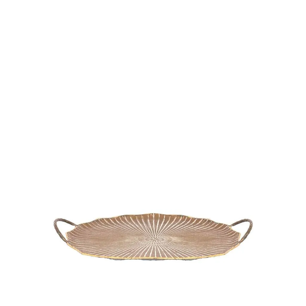 Faux Small Lotus Leaf Tray