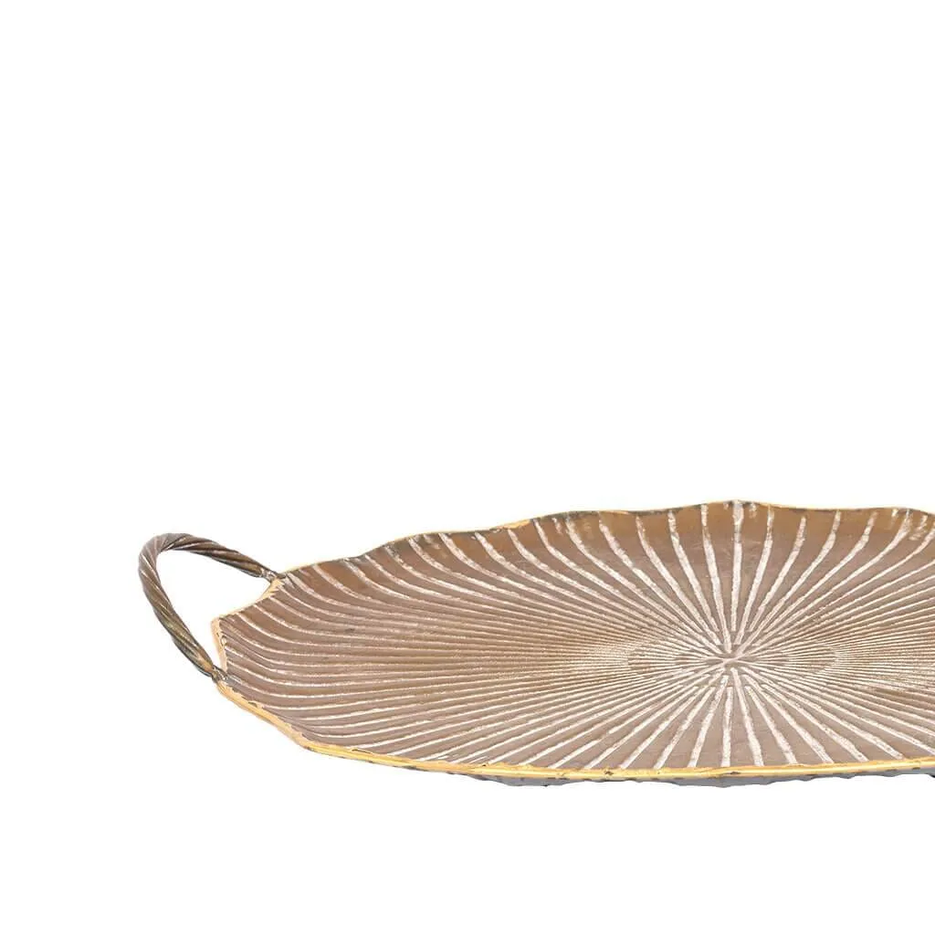 Faux Small Lotus Leaf Tray