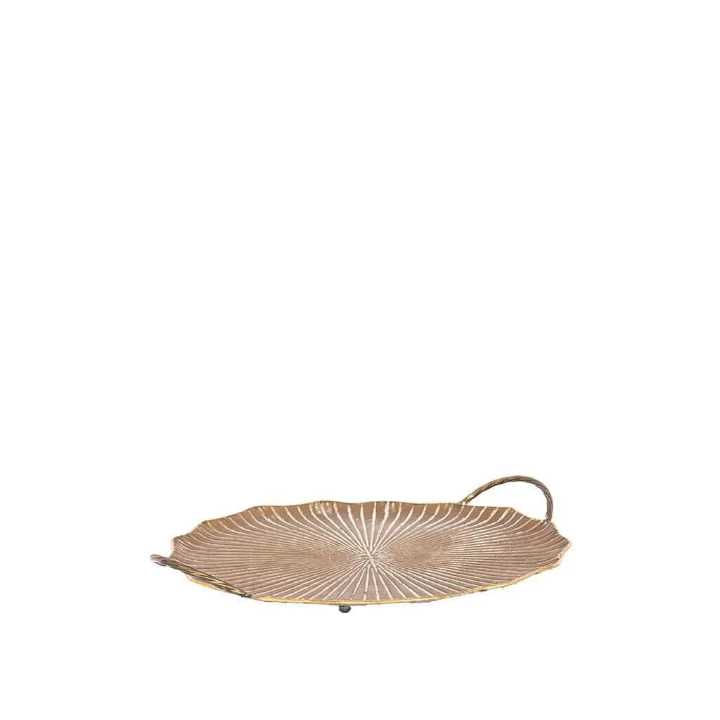 Faux Small Lotus Leaf Tray