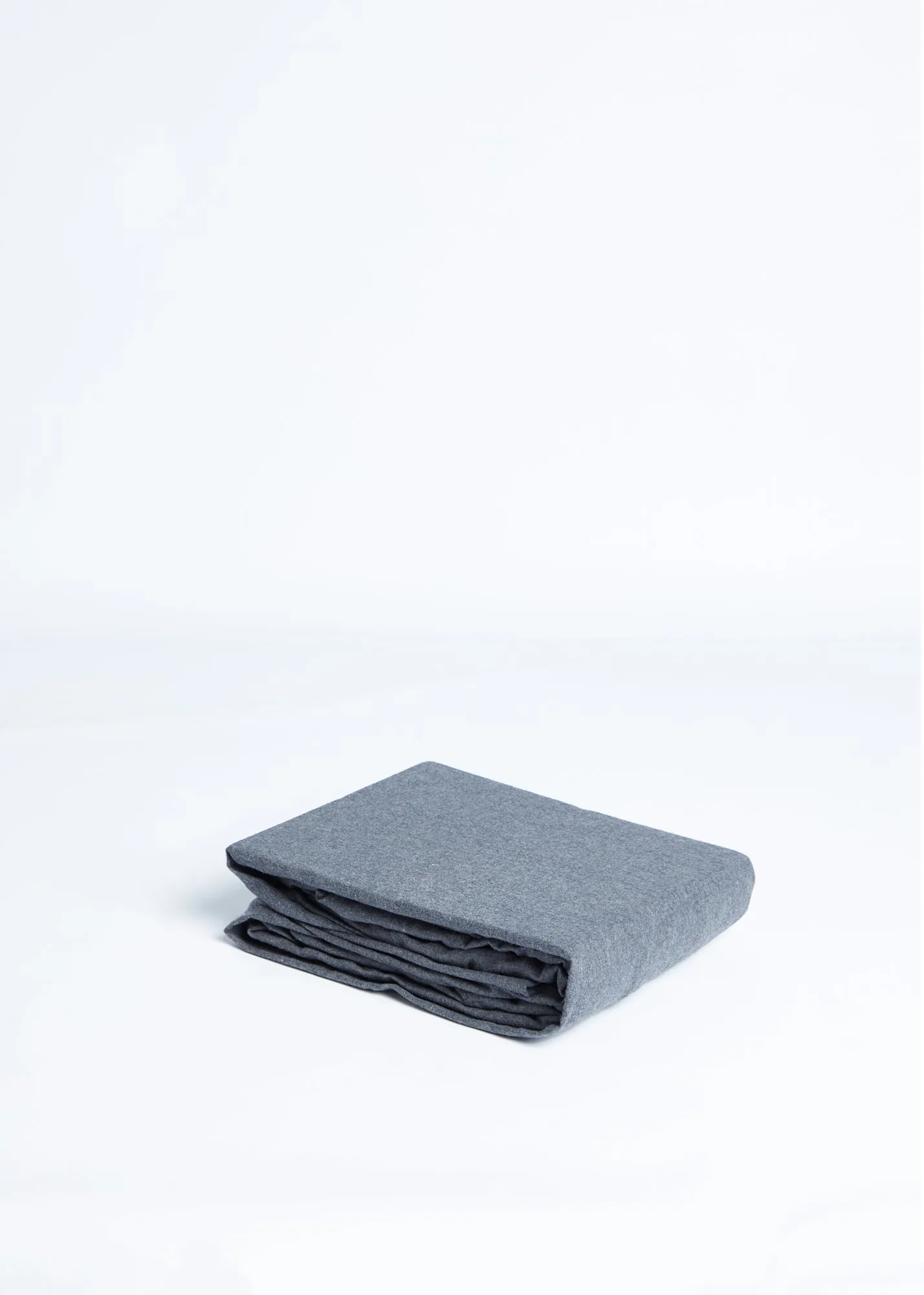 Foxford Grey Flannel Fitted Sheet