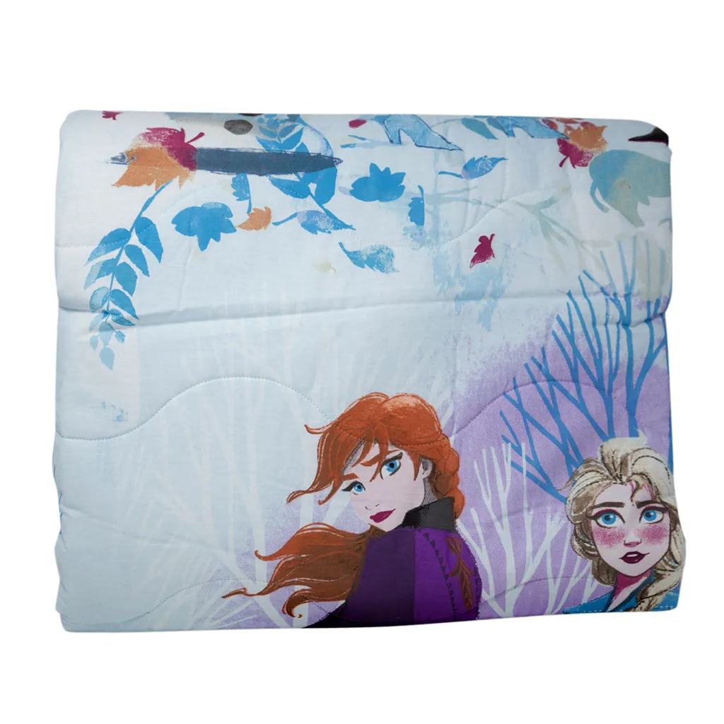 Frozen Copriletto Trapuntato Singolo Primaverile Disney Cotone 170x270 Prodotto Ufficiale