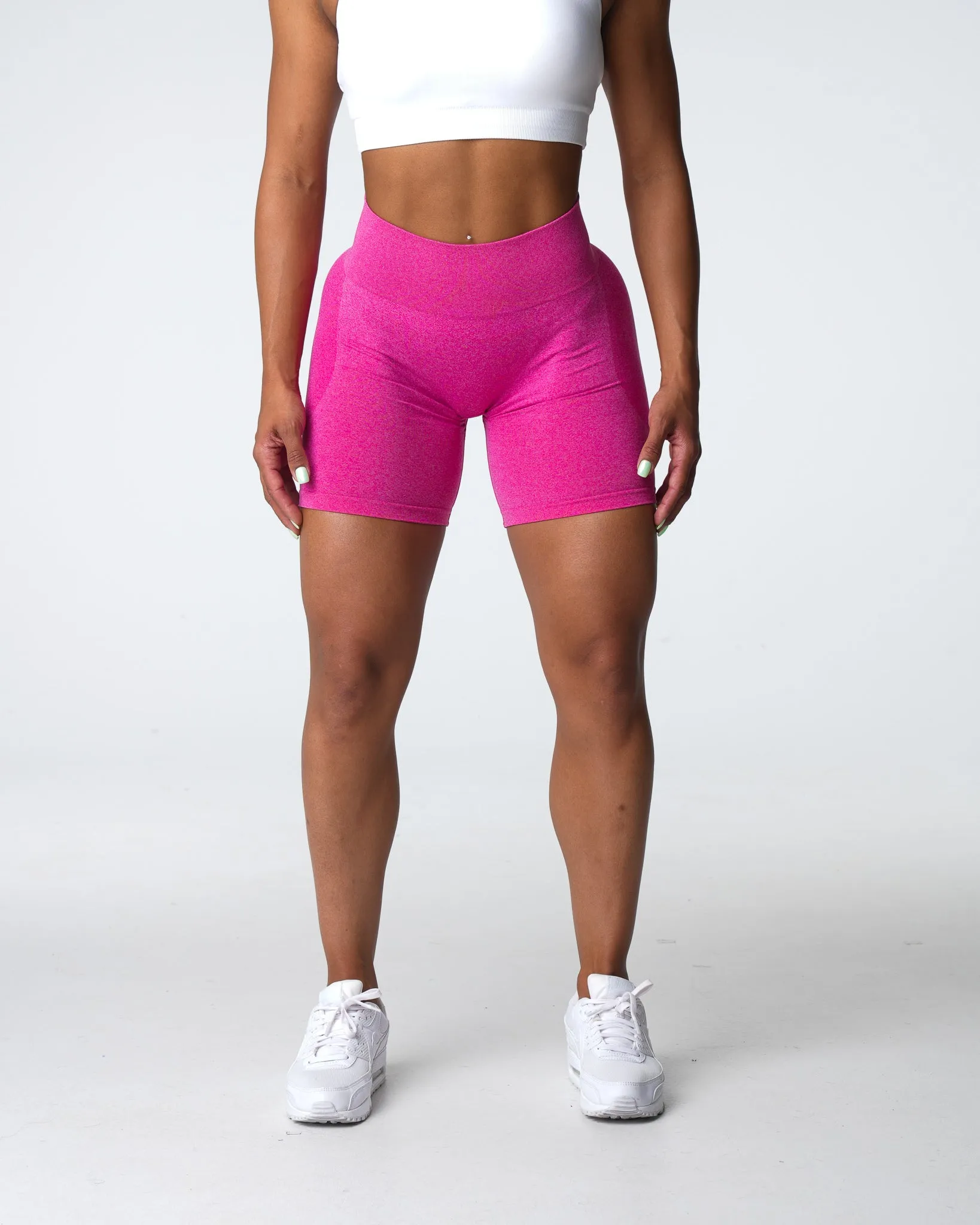 Fuchsia Contour Seamless Shorts