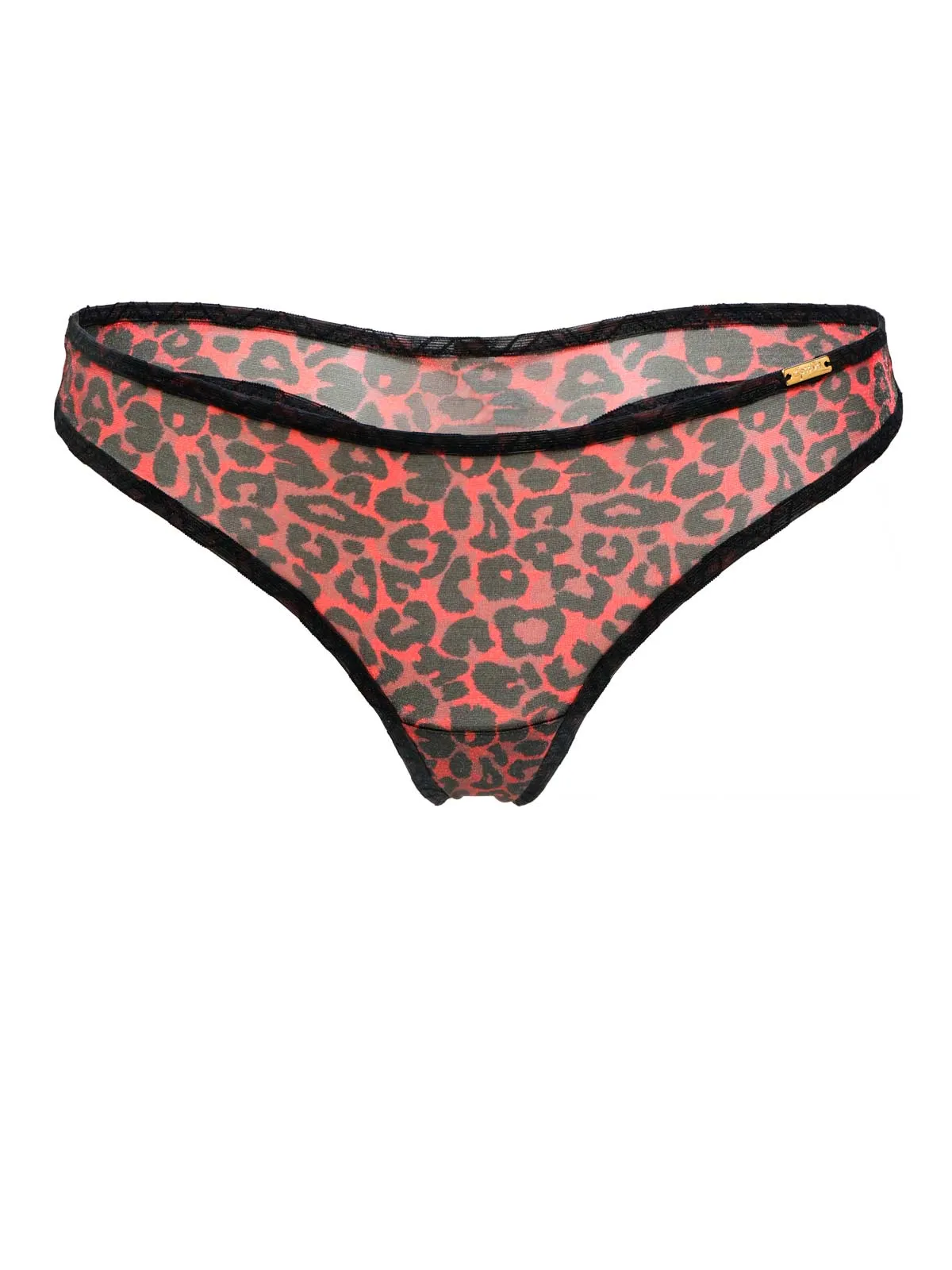 Glossies Leopard Thong