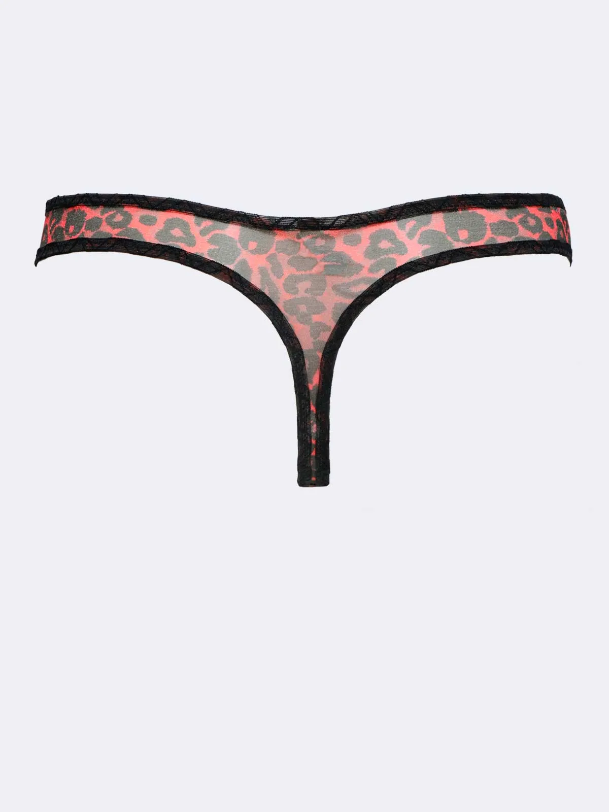 Glossies Leopard Thong