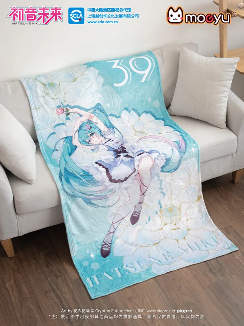 Hatsune Miku - Hatsune Miku 39 Language Of Flowers Air Conditioning Blanket Moeyu