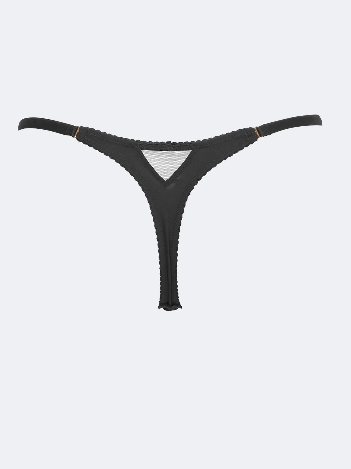 Helena Shadow Mesh Strappy Thong