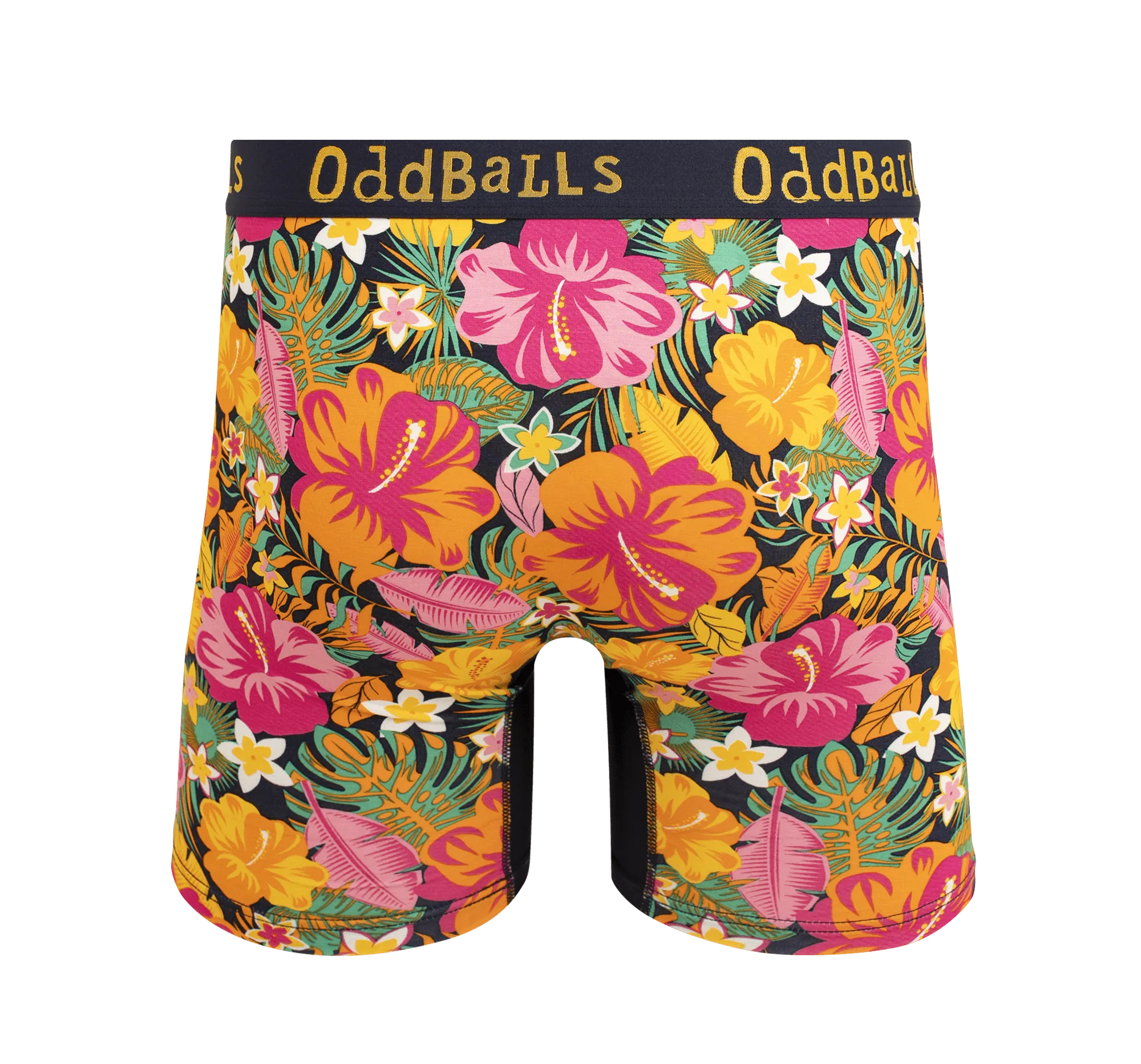 Hibiscus - Mens Bamboo Boxer Shorts