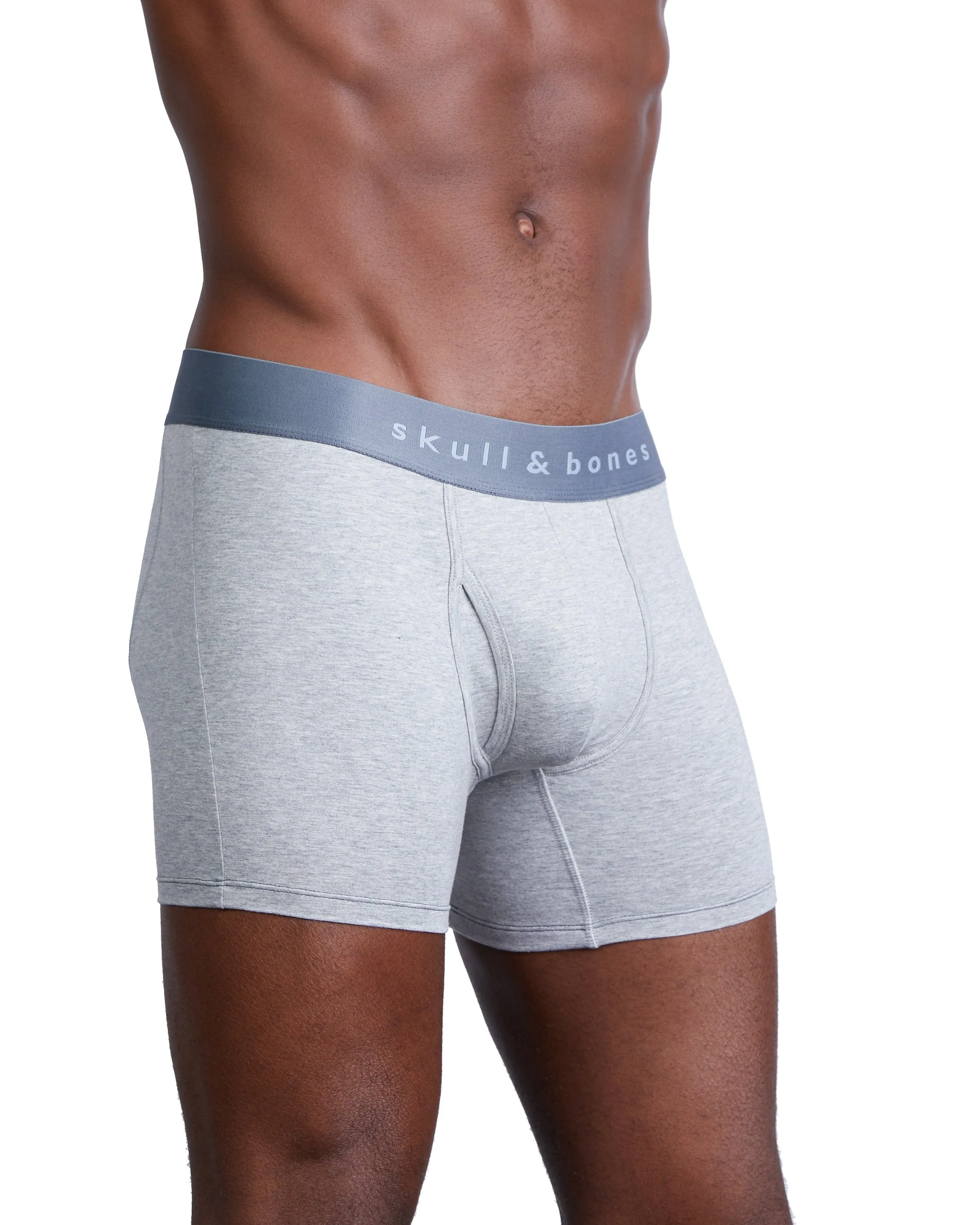 Just the Bones Boxer Brief Grey