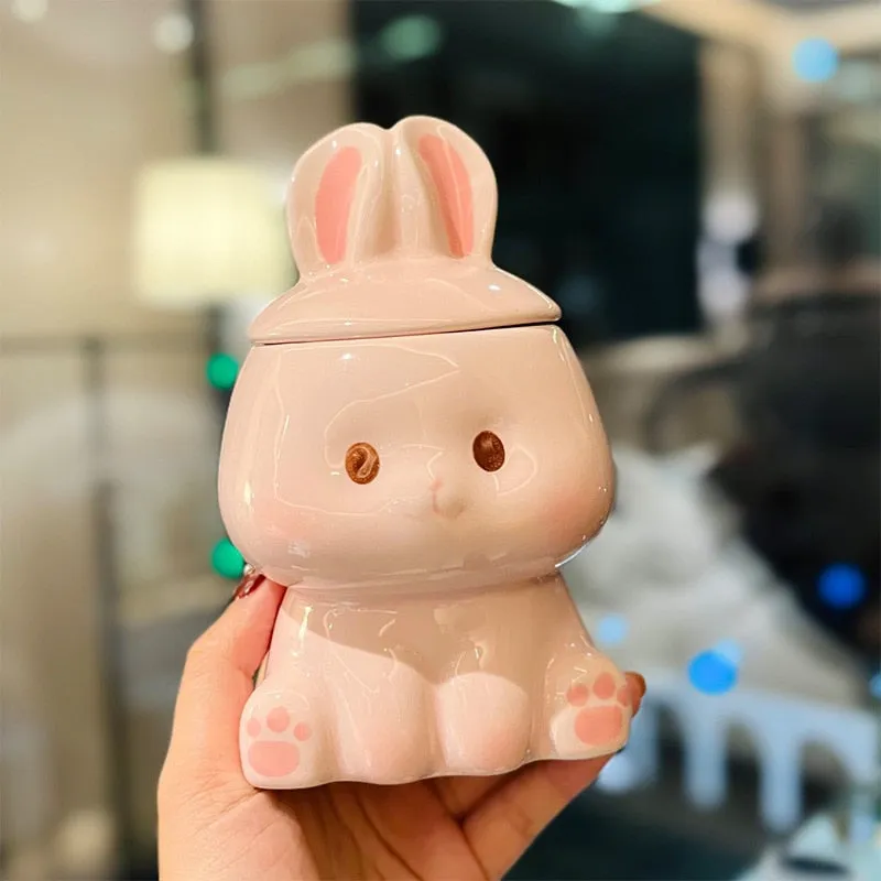 Kawaii Cute Rabbit Ceramic Cup