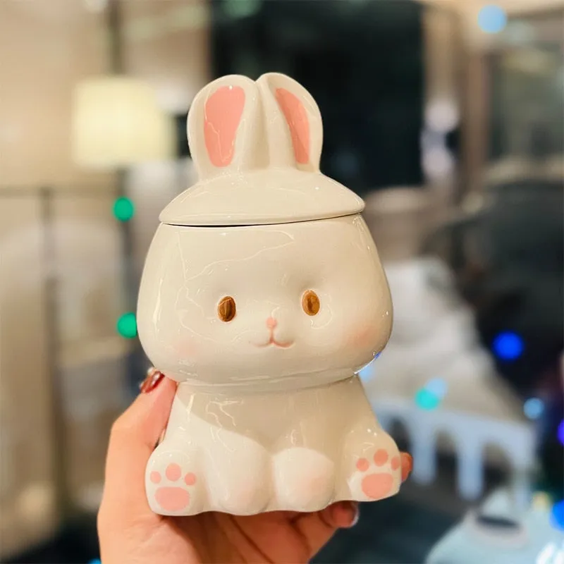 Kawaii Cute Rabbit Ceramic Cup