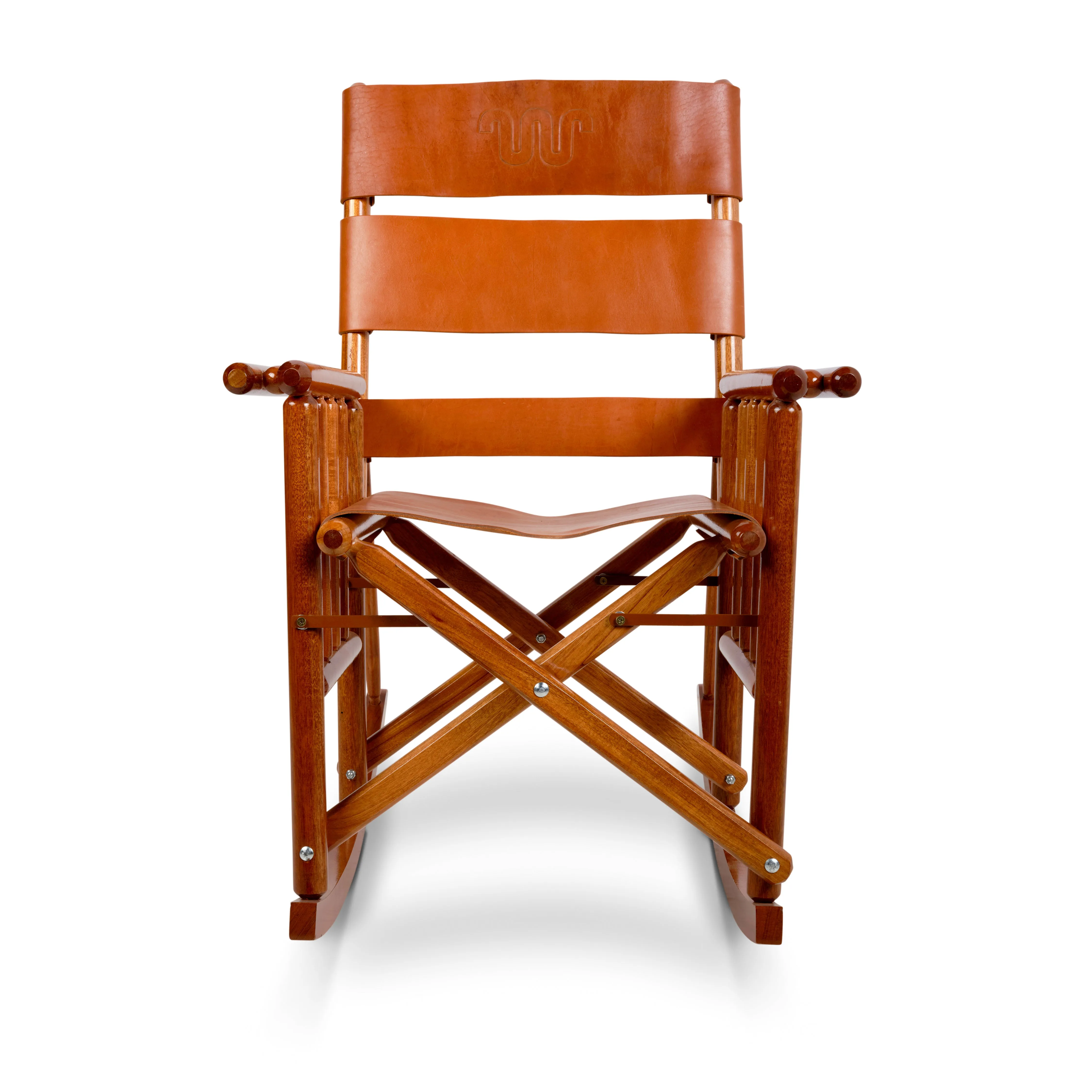 Highly sought-after King Ranch Low Back Rocking Chair