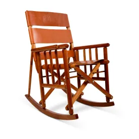 Highly sought-after King Ranch Low Back Rocking Chair