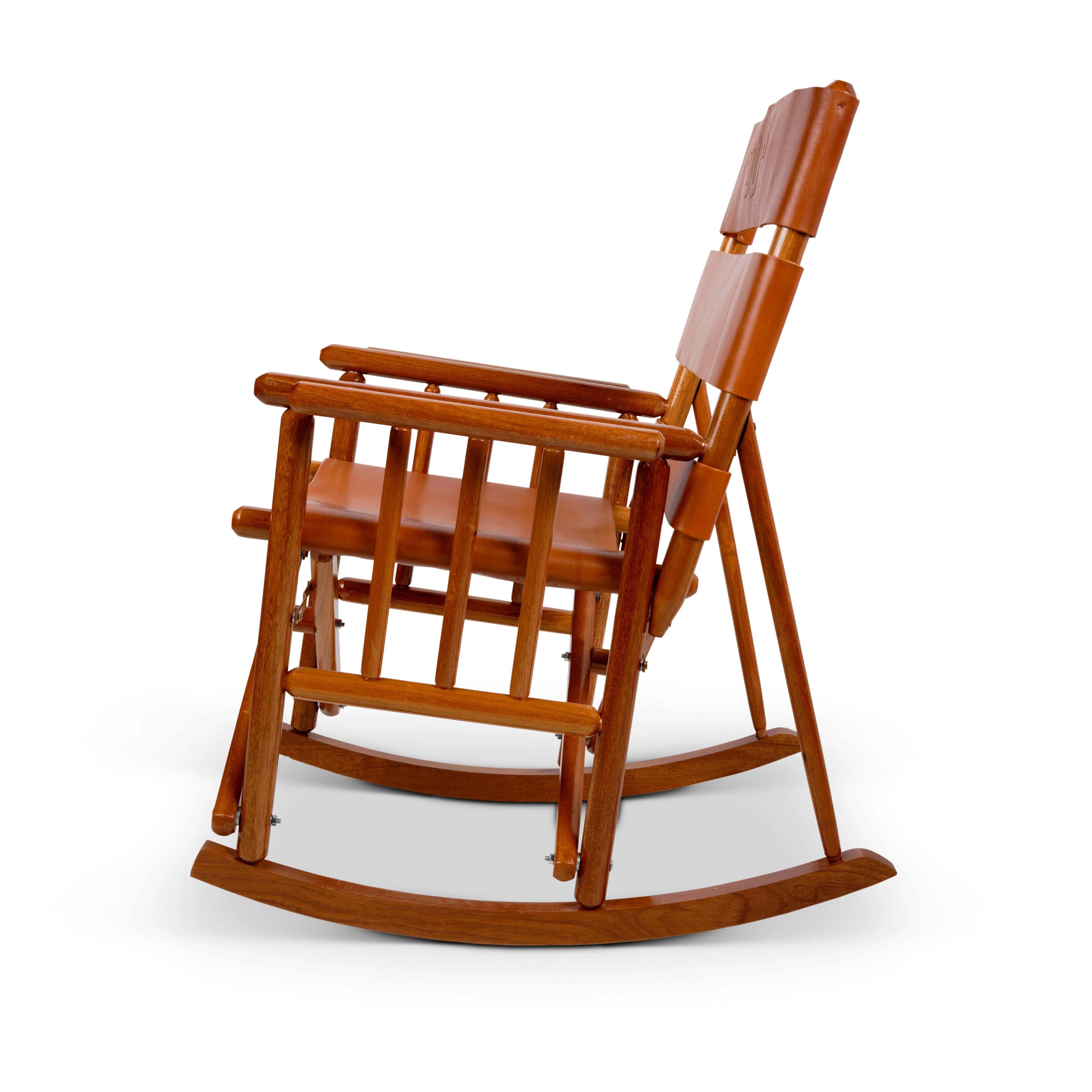 Highly sought-after King Ranch Low Back Rocking Chair