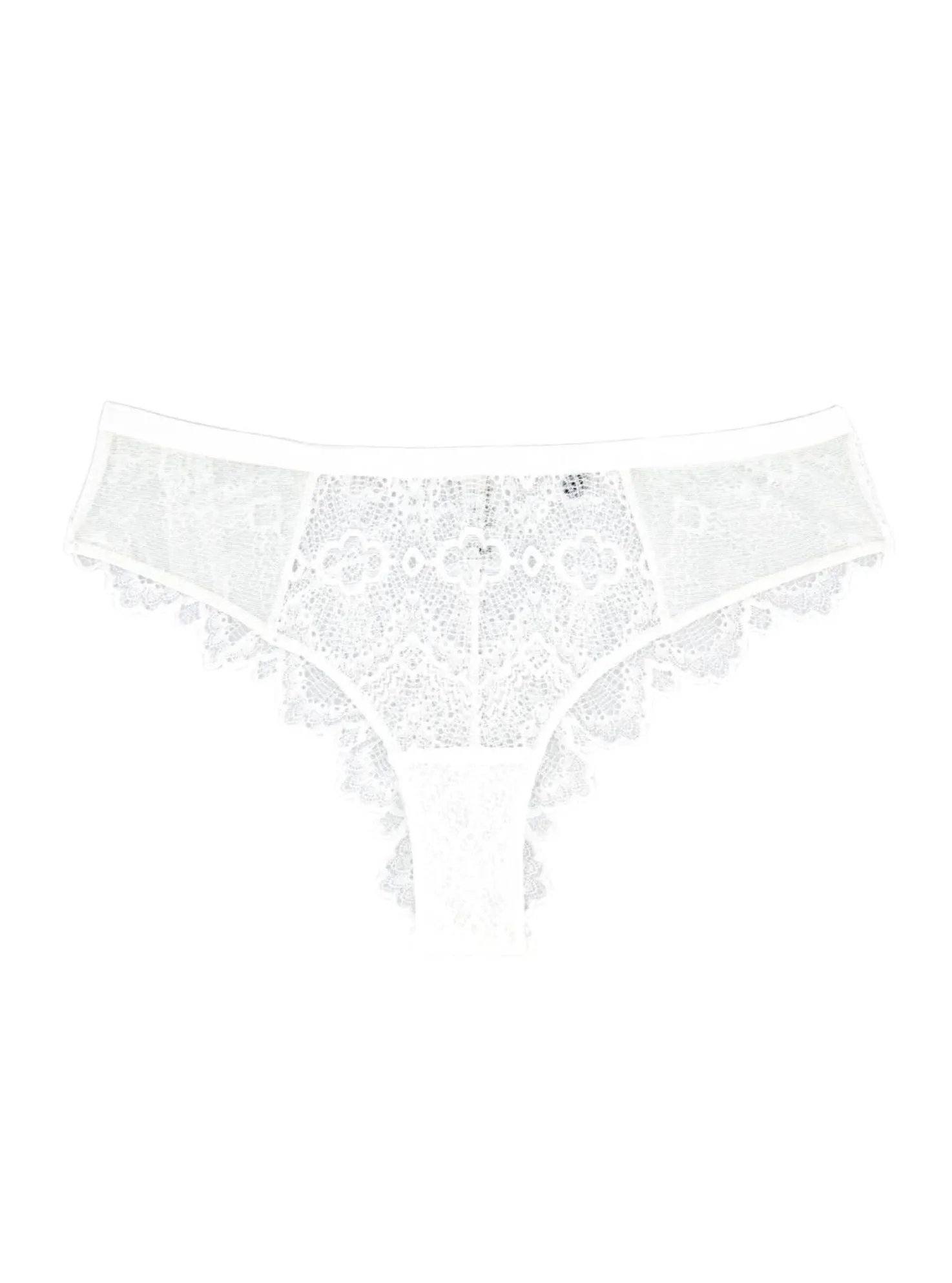 Lace Cheeky - Blanche