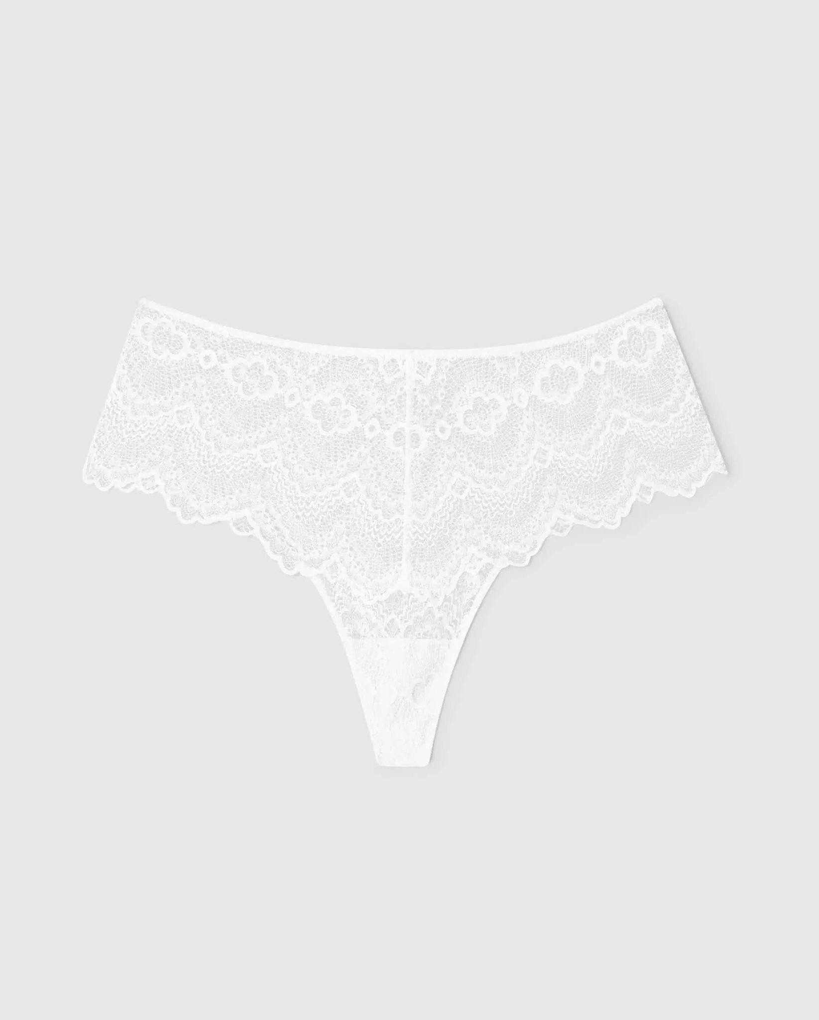 Lace Highwaist String 003 Off White