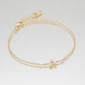 Lana ICY Initial Bracelet