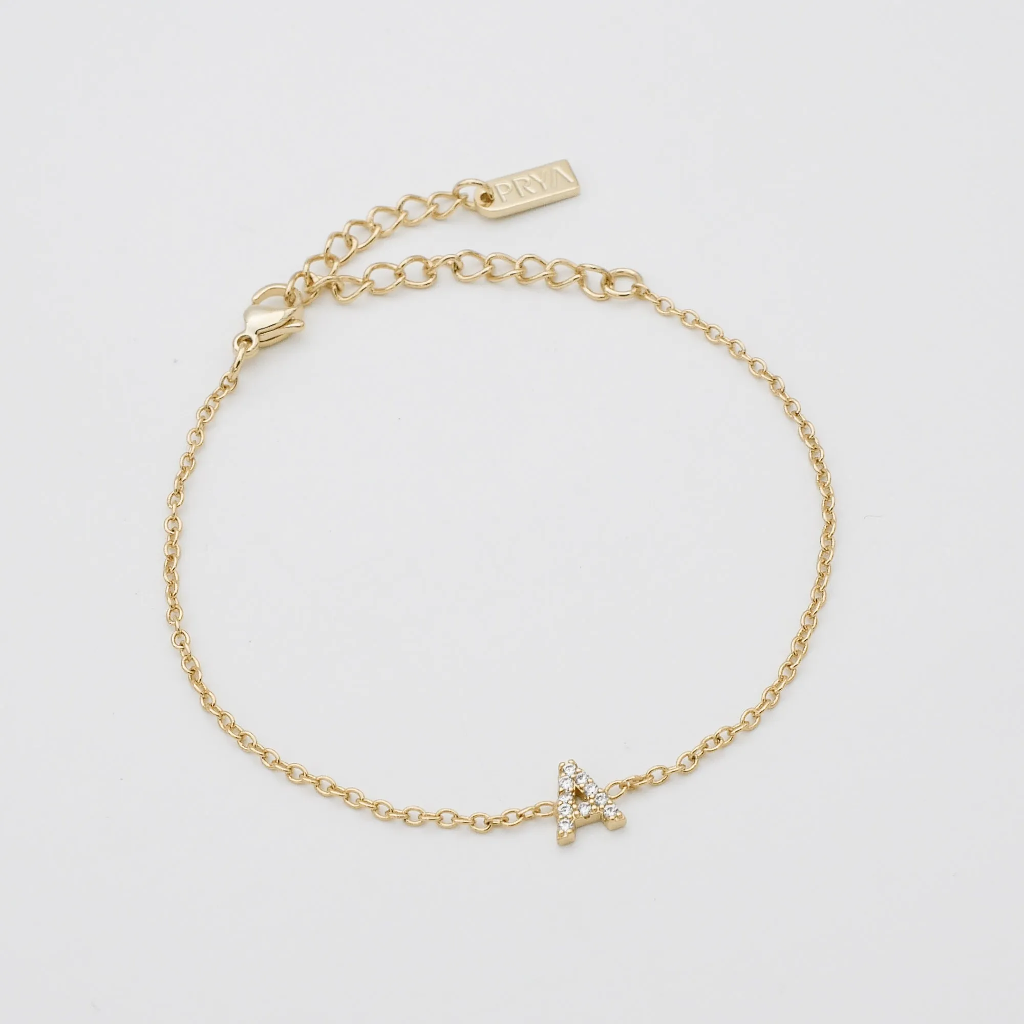 Lana ICY Initial Bracelet