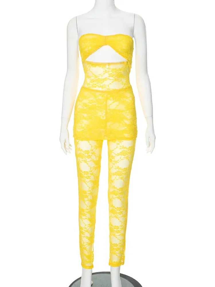 Lemonade Lace Two Piece