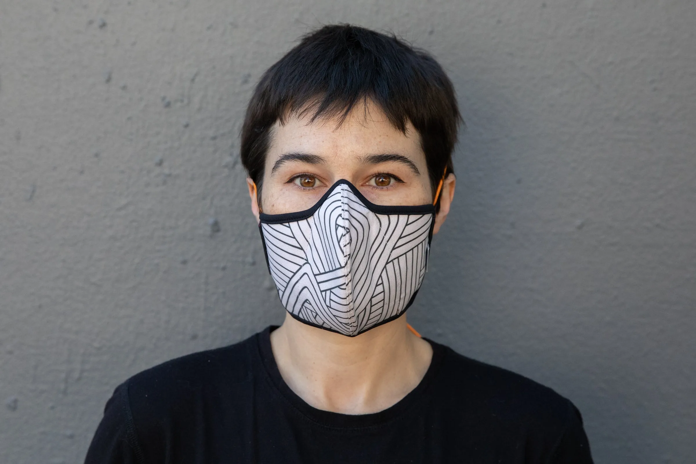 lines cotton MASK