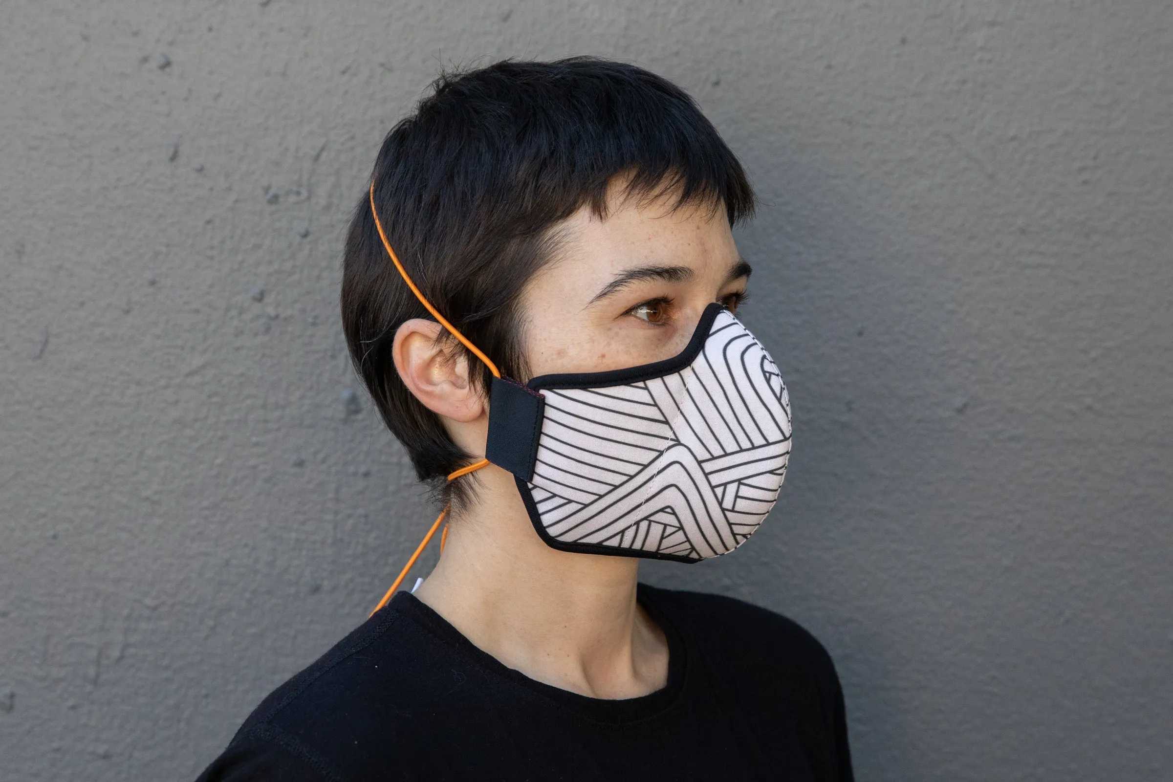 lines cotton MASK