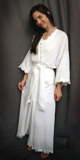 Long Wrap Robe Dot Collection