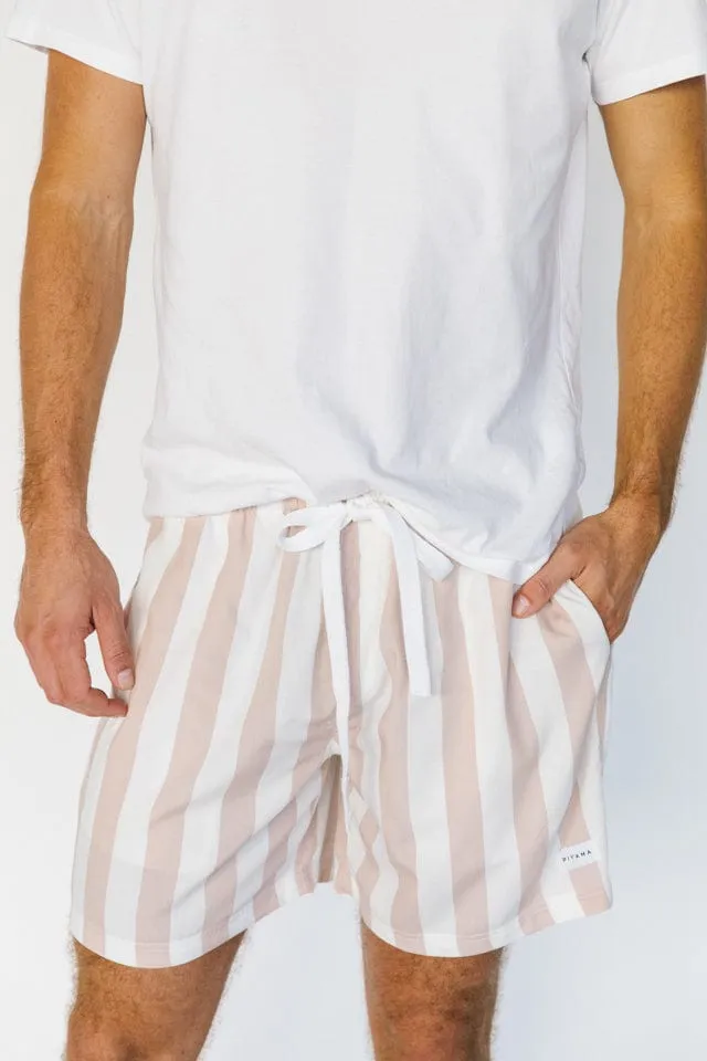 Men’s Boxers - Short Length - Stripe - Maple