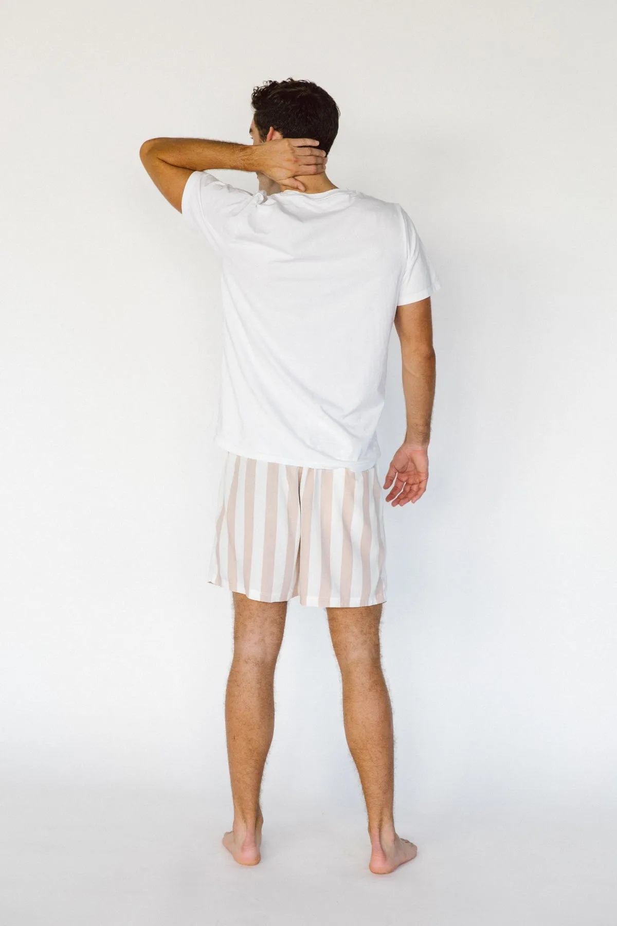 Men’s Boxers - Short Length - Stripe - Maple