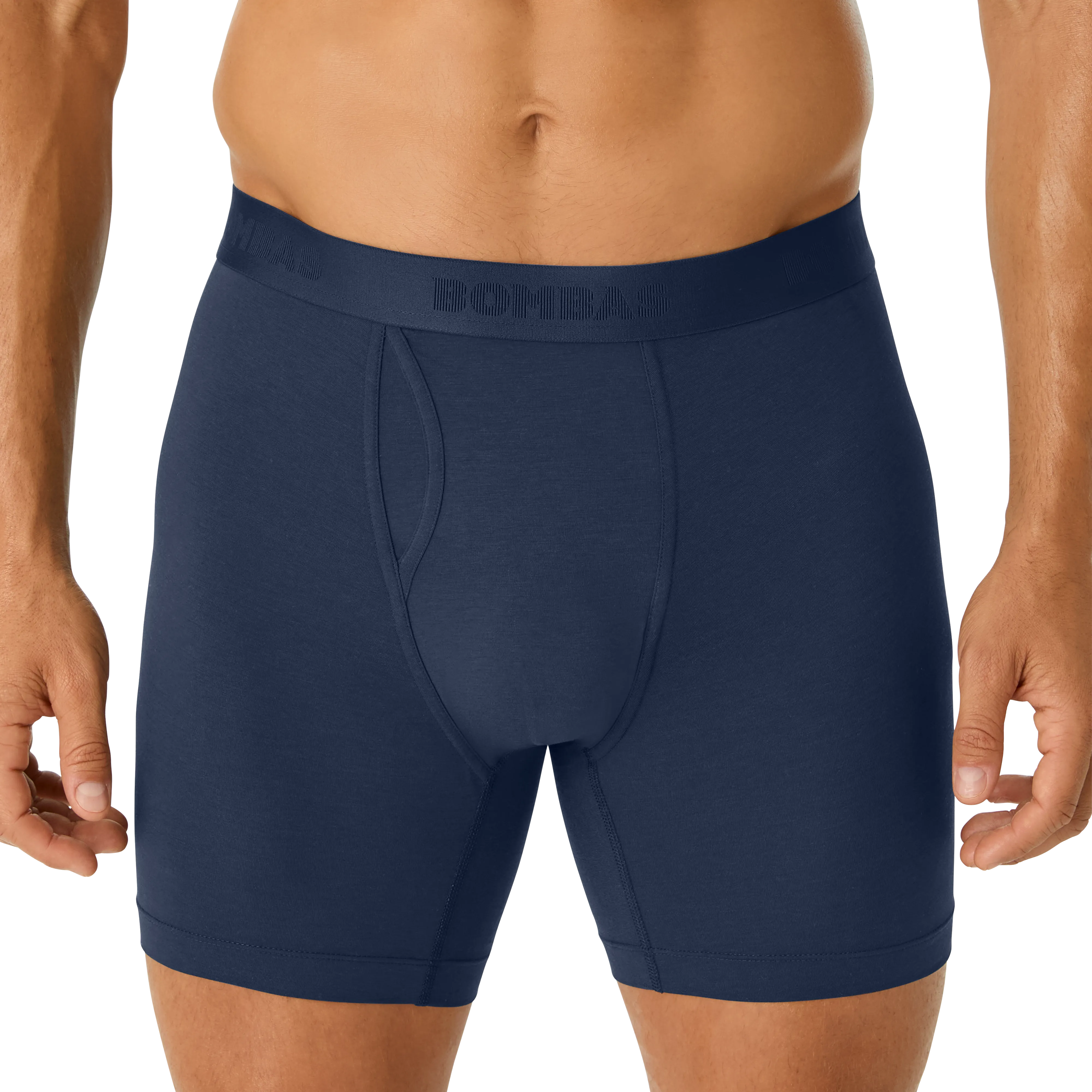 Men's Cotton Modal Blend Boxer Brief - Classic Fly 6-Pack