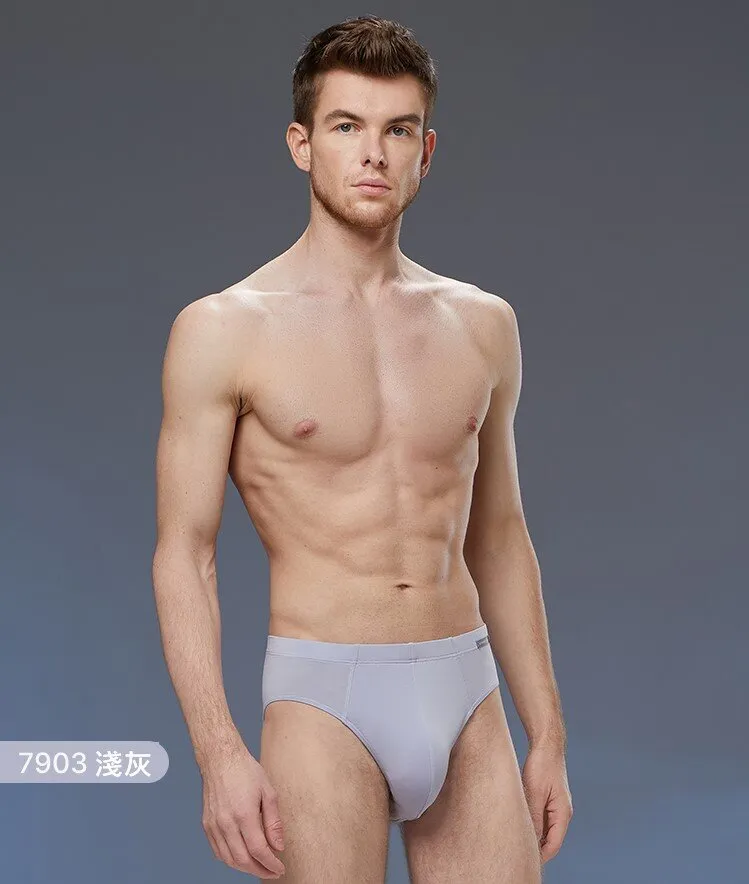 Men's Modal Mulberry Silk Anti-Bacterial Briefs