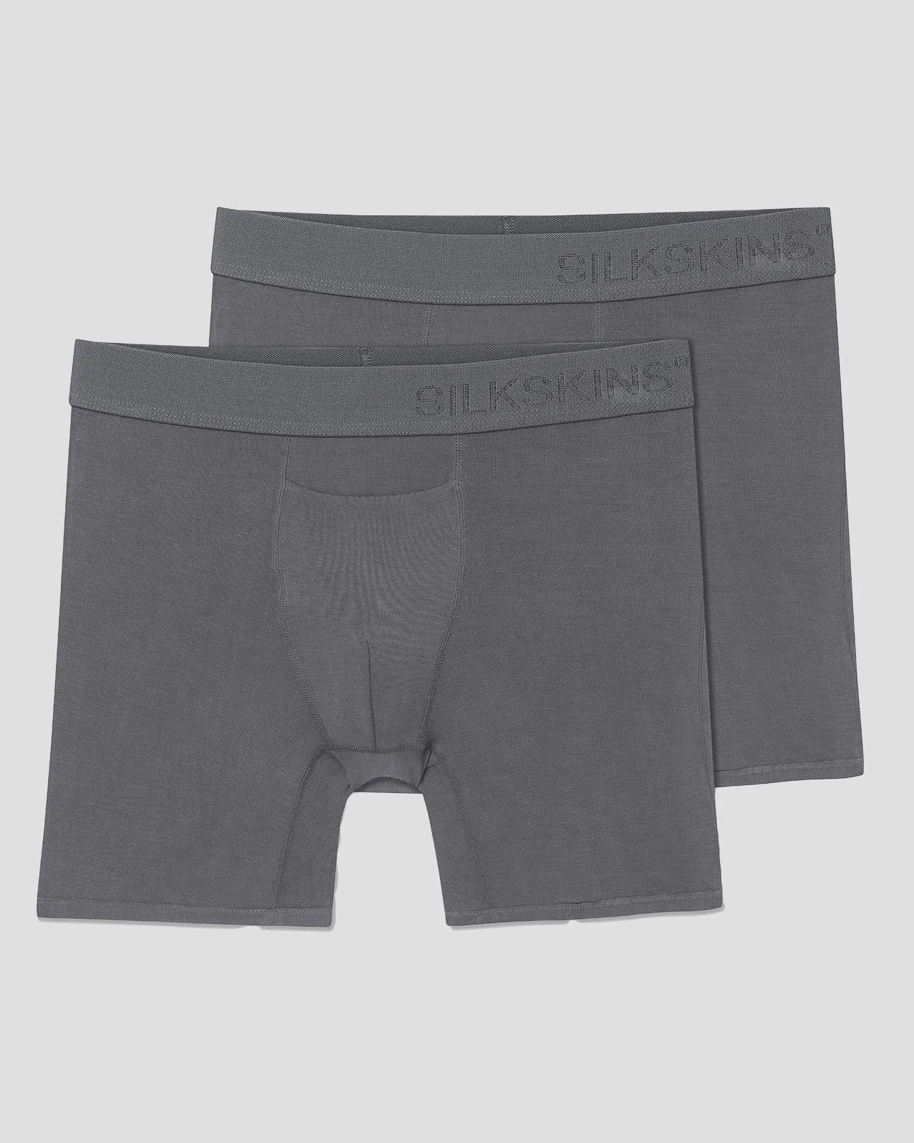 Men's SilkSkins® 6-Inch Boxer Briefs (2 Pack)