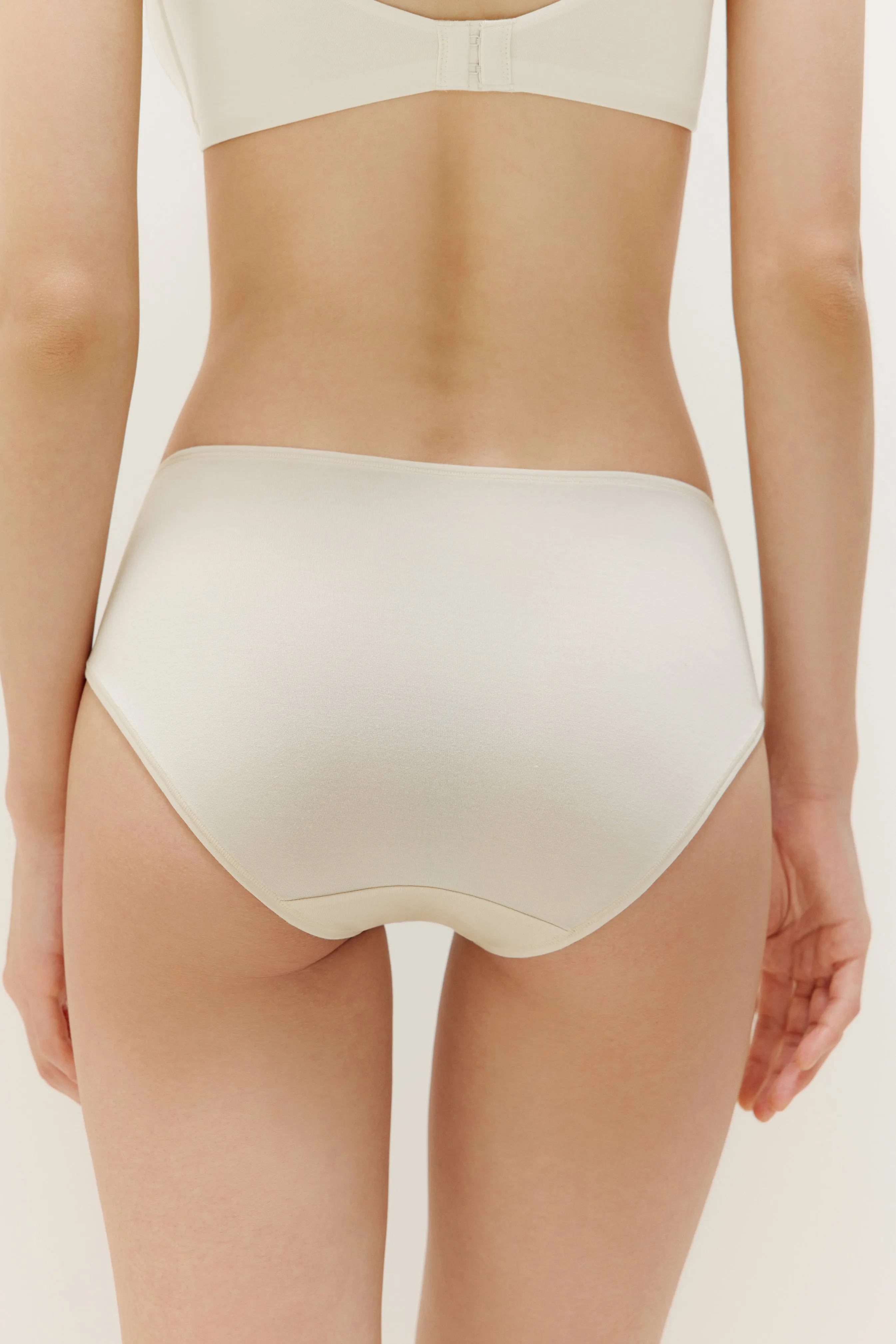 Modal Silk Mid Waist Brief