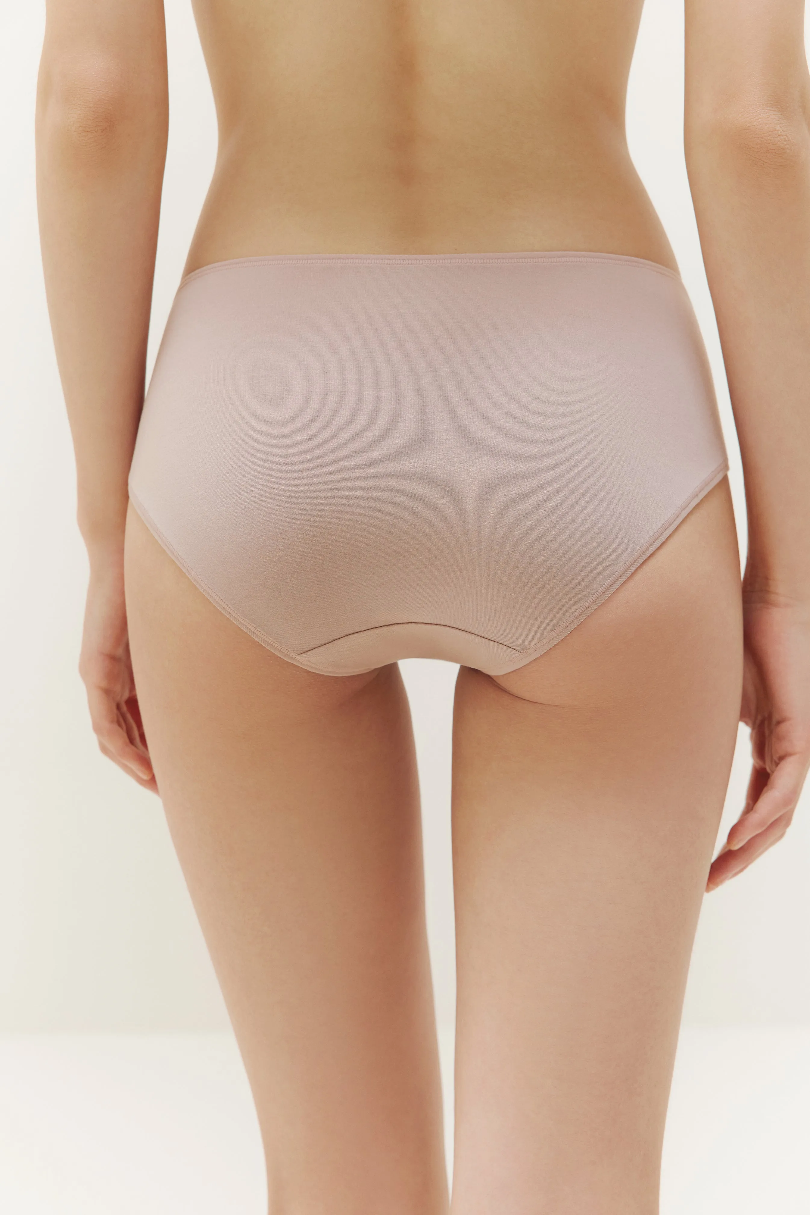 Modal Silk Mid Waist Brief