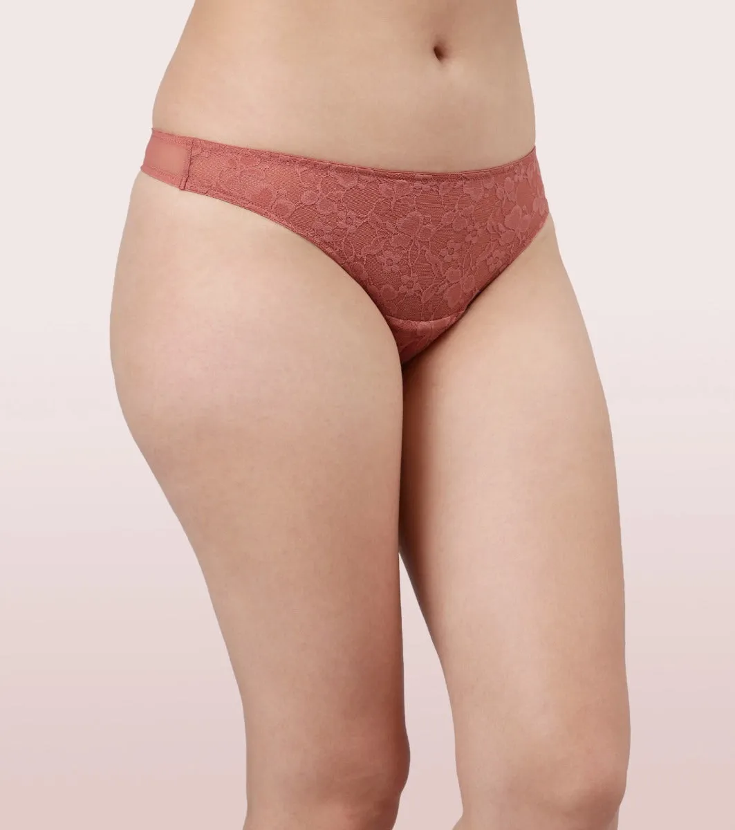 No-Visible Panty Line Thong Low Waist Co-Ordinate Panty