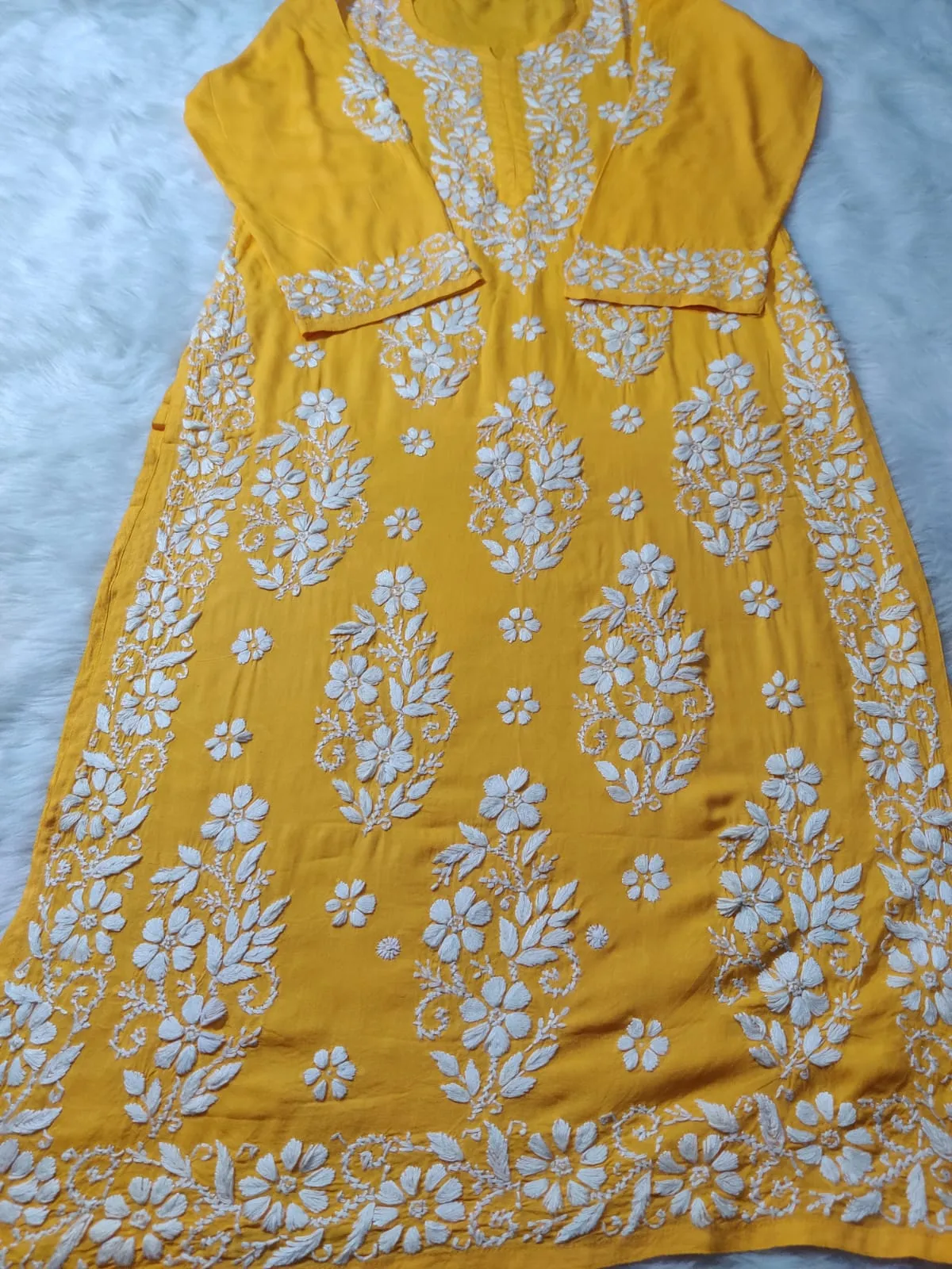 Noorie Premium Straight Chikankari Kurti