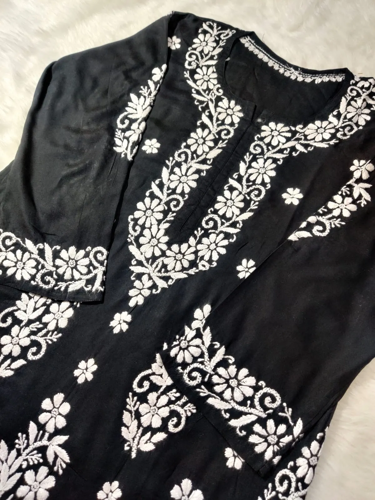 Noorie Premium Straight Chikankari Kurti