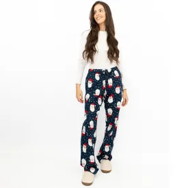 Santa Christmas Pyjama Bottoms with Elasticated Waist for Women at Old Navy Gap