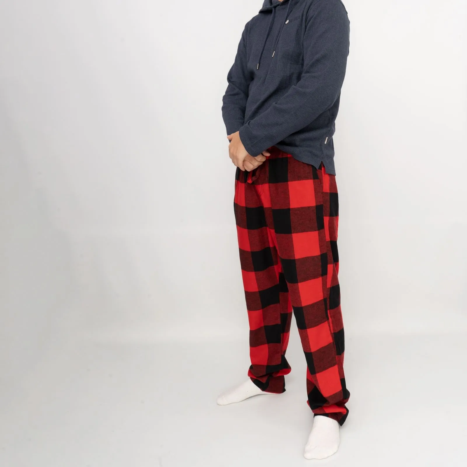 Mens Red Plaid Tartan Pyjama Bottoms from Old Navy