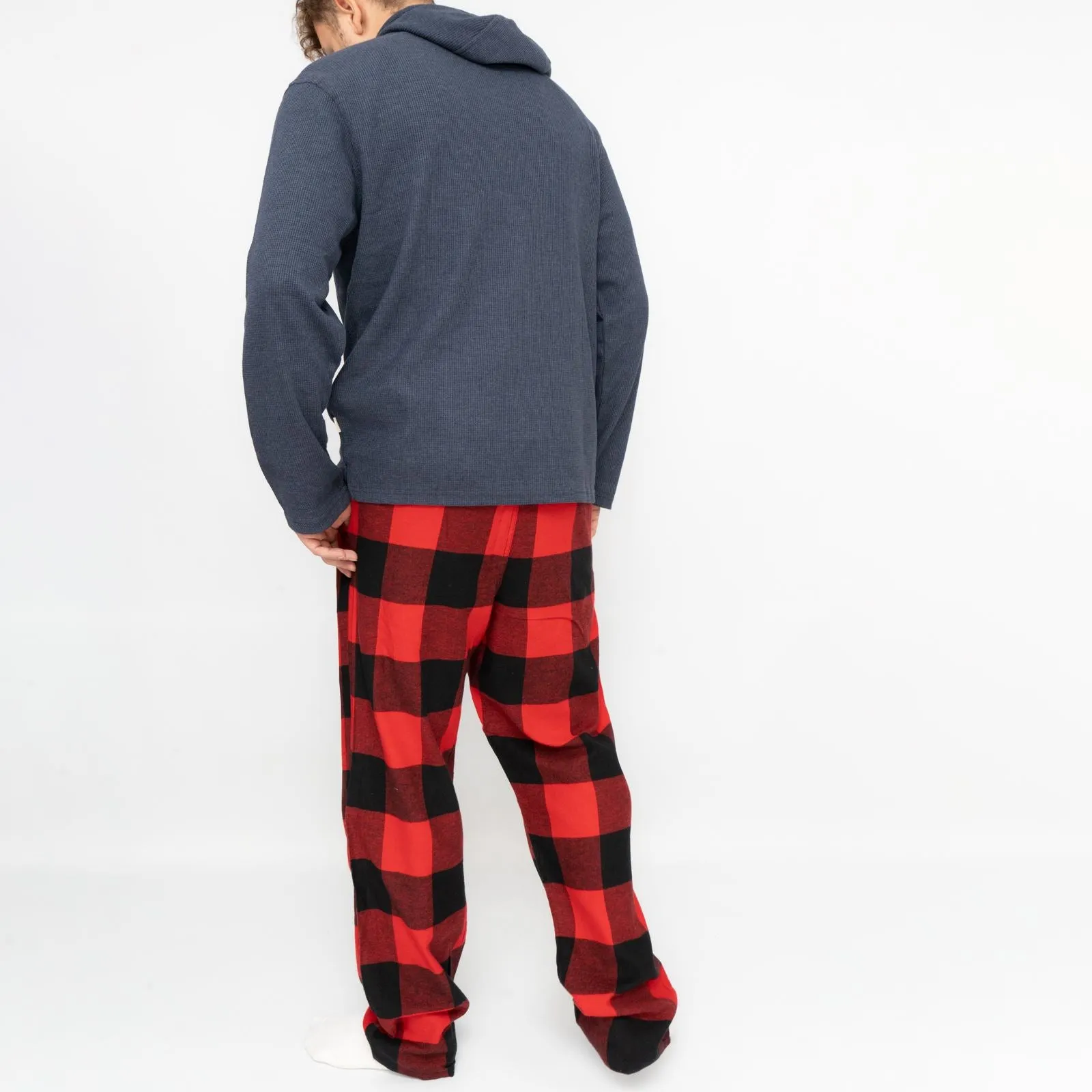 Mens Red Plaid Tartan Pyjama Bottoms from Old Navy