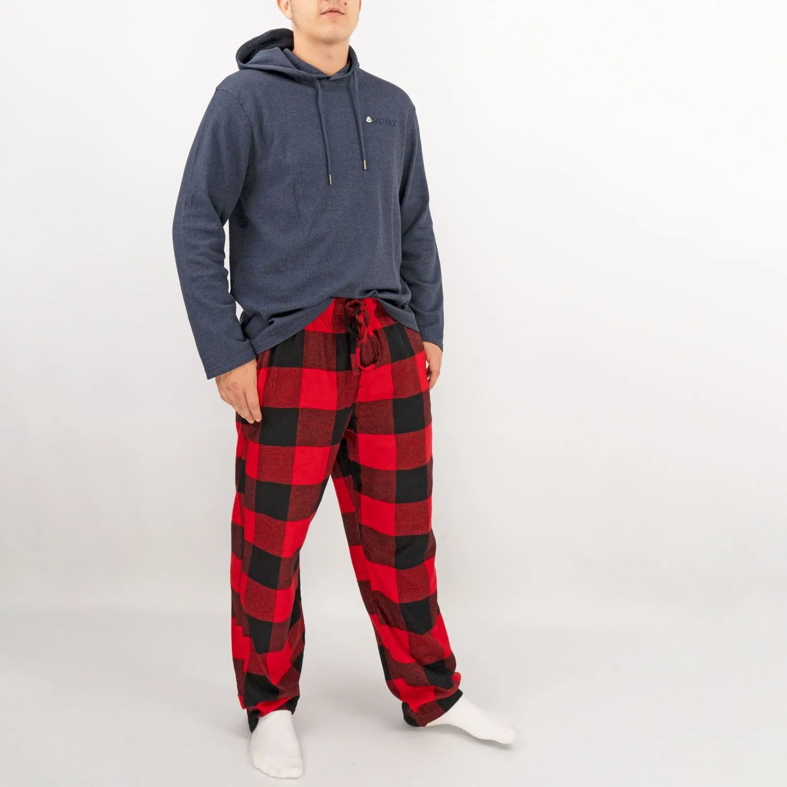 Mens Red Plaid Tartan Pyjama Bottoms from Old Navy