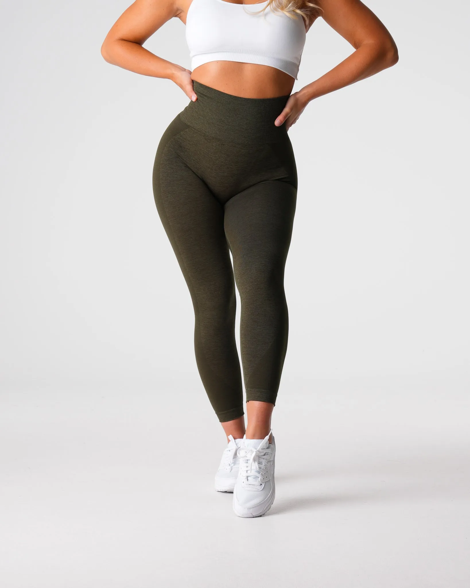 Olive Contour 2.0 Seamless Leggings