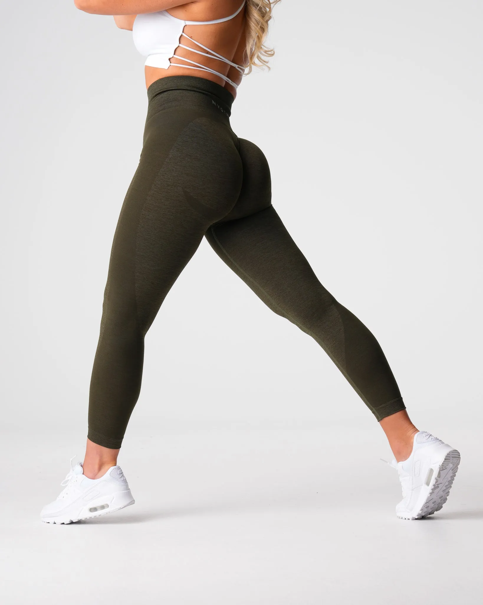 Olive Contour 2.0 Seamless Leggings