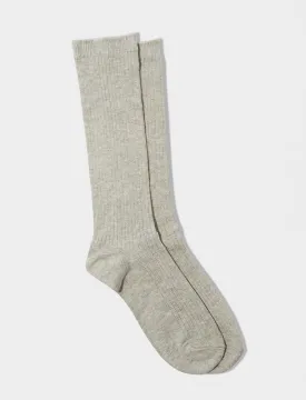 Organic Cotton Rib Socks