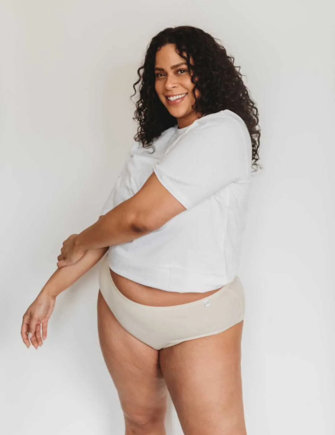 Plus Size Womens Classic Briefs (3 Pack) - 100% organic cotton